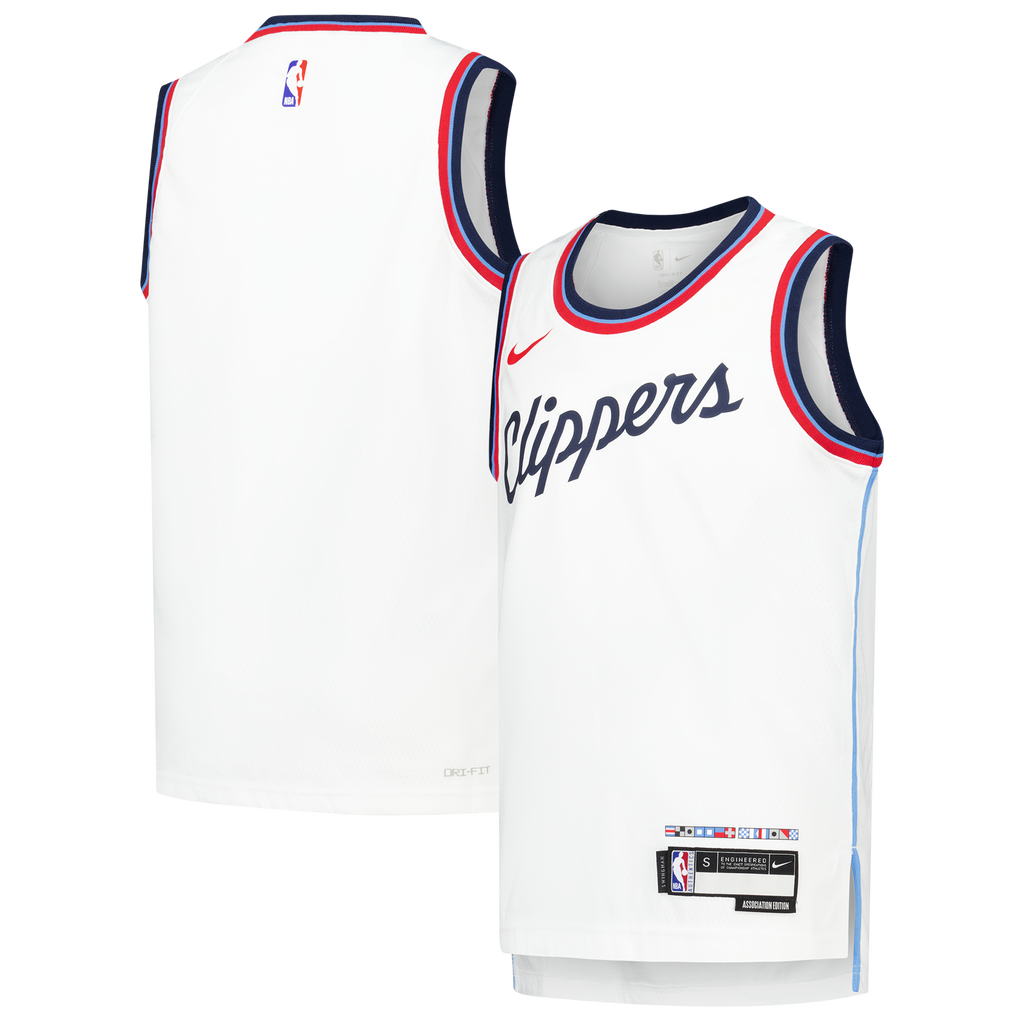 Los Angeles Clippers Nike Association Wordmark Replica Jersey - Youth NBA Team Jersey Basketball Fan Apparel