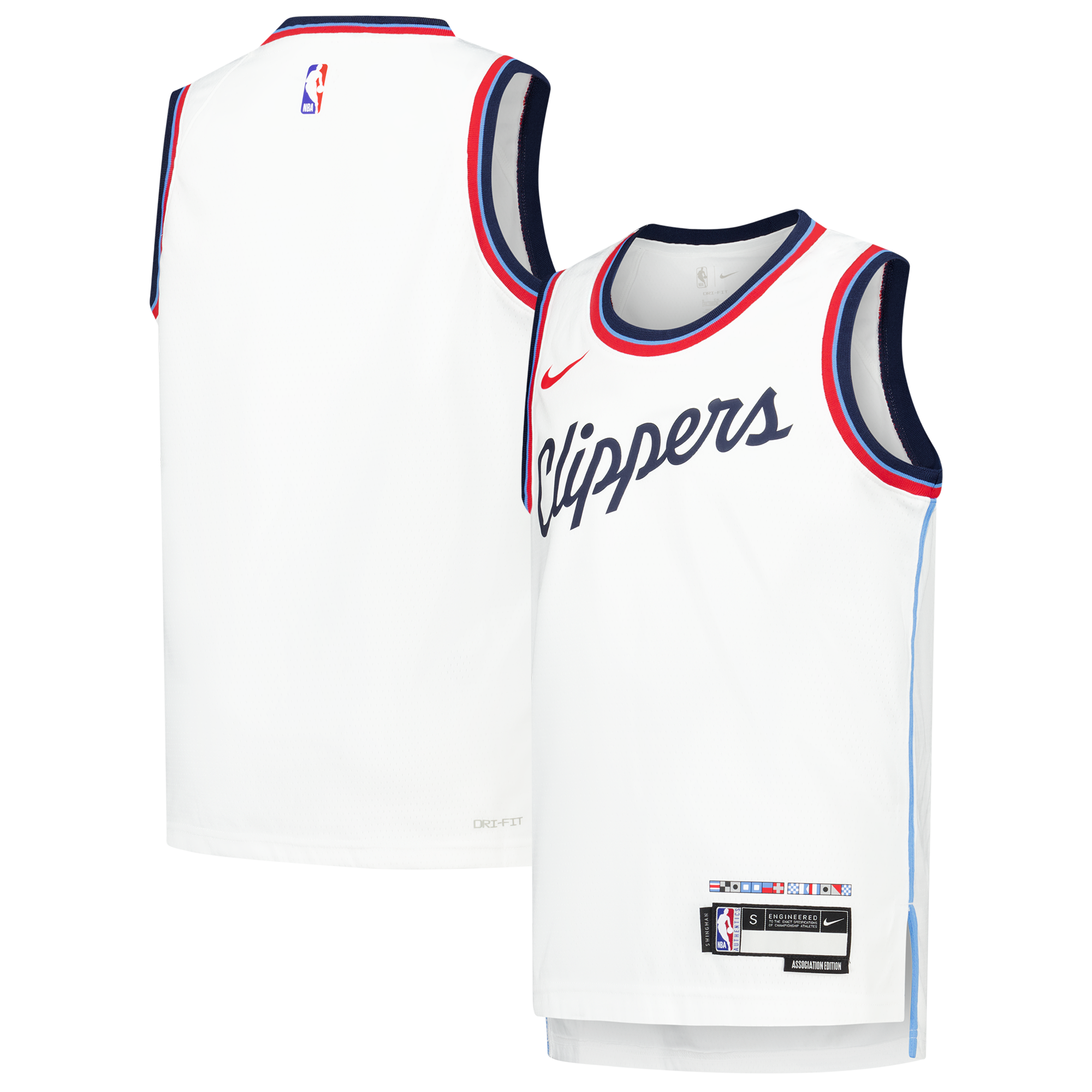 Los Angeles Clippers Nike Association Wordmark Replica Jersey - Youth NBA Team Jersey Basketball Fan Apparel