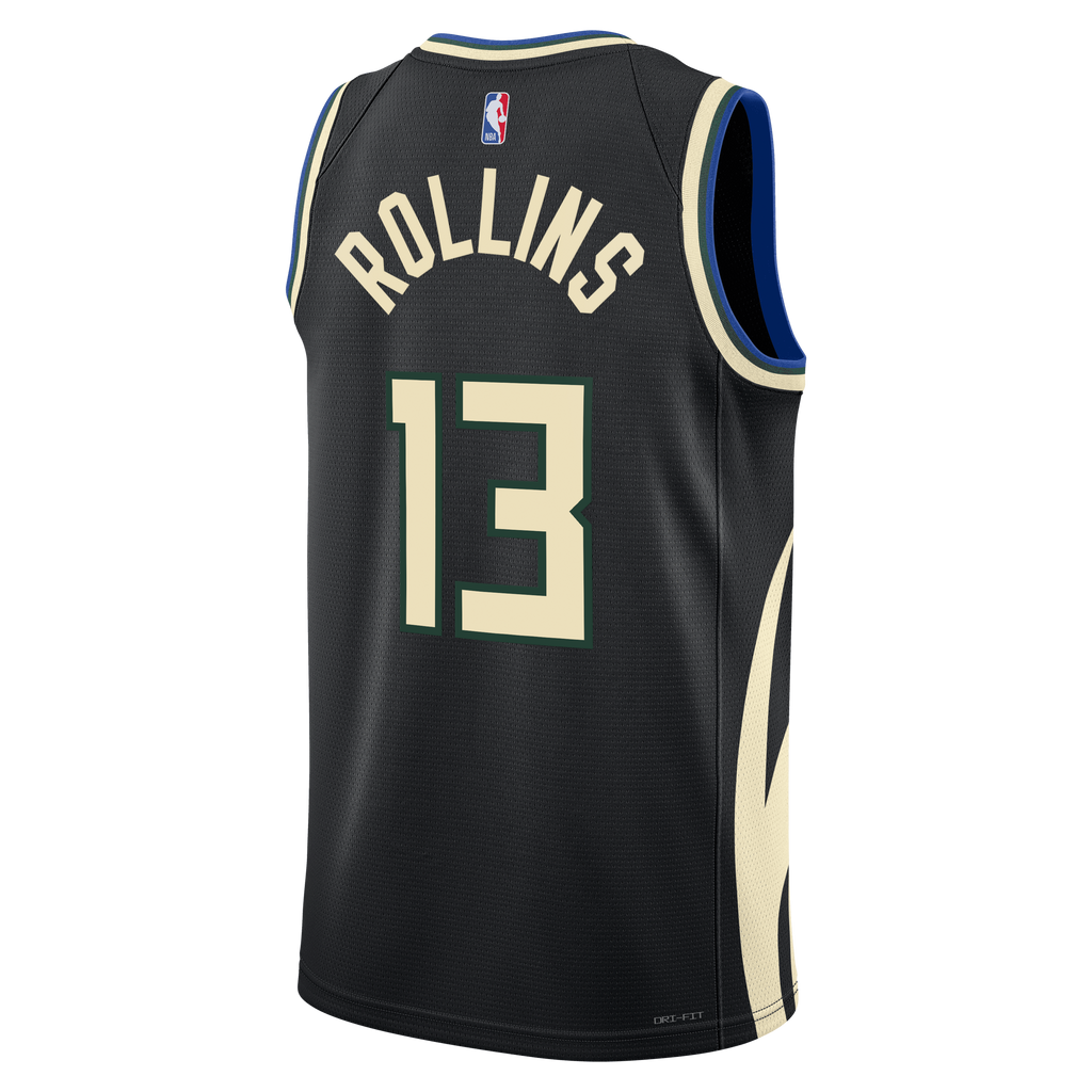 Milwaukee Bucks Jordan Brand Statement Edition Swingman Jersey - Hunter Green - Ryan Rollins - Unisex NBA Team Jersey Basketball Fan Apparel