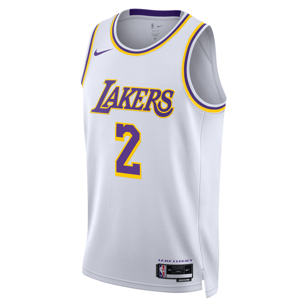 Los Angeles Lakers Nike Association Edition Swingman Jersey - White - Jarred Vanderbilt - Unisex NBA Team Jersey Basketball Fan Apparel