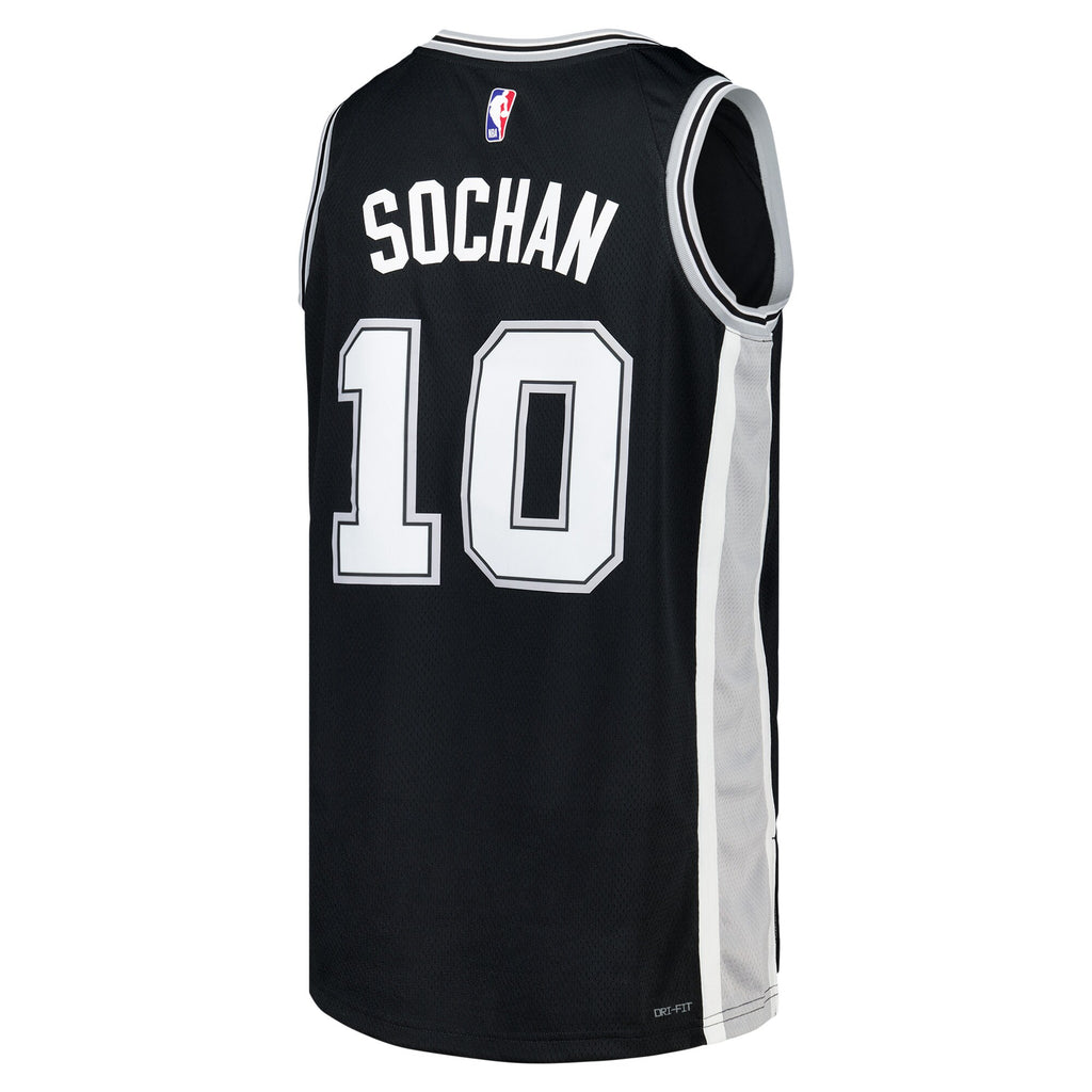 San Antonio Spurs Nike Icon Jersey - Jeremy Sochan - Unisex NBA Team Jersey Basketball Fan Apparel