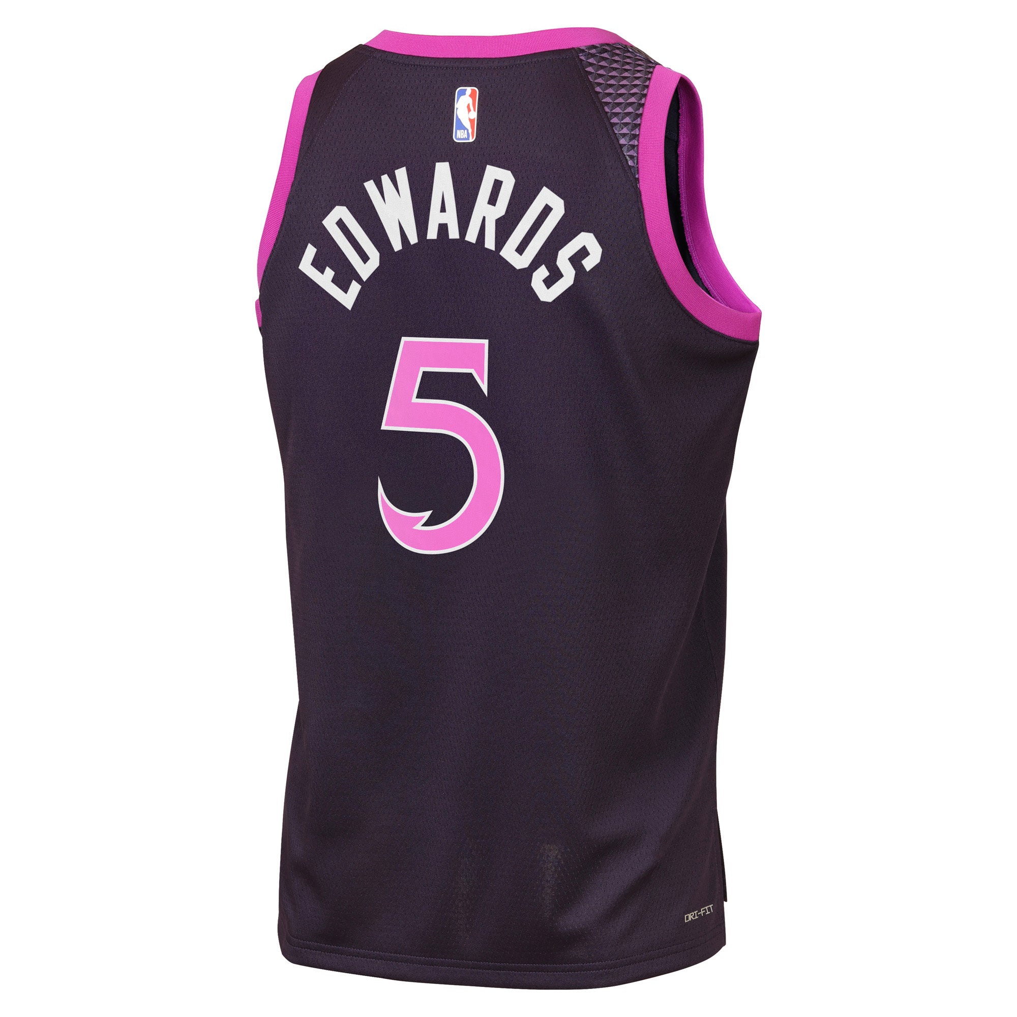 Minnesota Timberwolves Nike 2025/26 City Edition Swingman Jersey - Black - Anthony Edwards - Youth NBA Team Jersey Basketball Fan Apparel