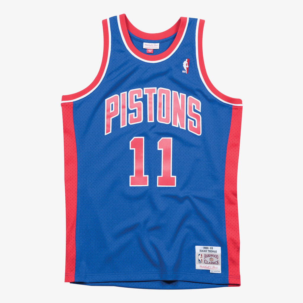 Detroit Pistons Mitchell & Ness Swingman Jersey Road Isiah Thomas 1988-89 NBA Team Jersey Basketball Fan Apparel