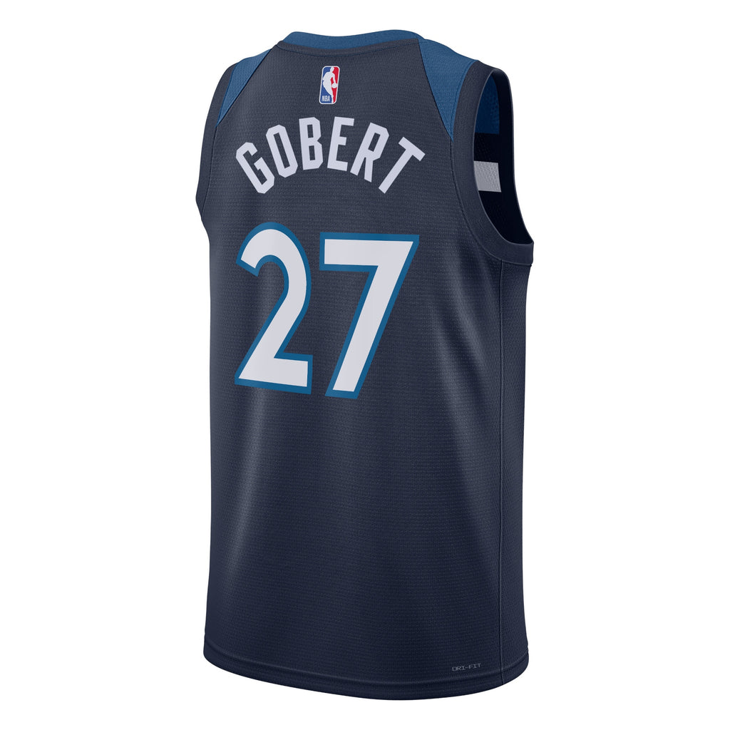 Minnesota Timberwolves Nike Icon Edition Swingman Jersey - Navy - Rudy Gobert - Unisex NBA Team Jersey Basketball Fan Apparel