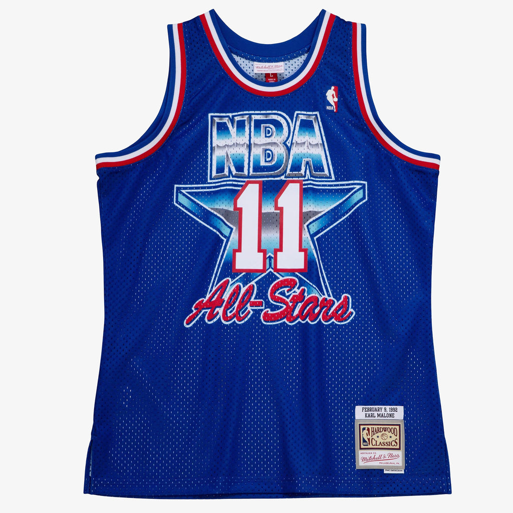 NBA All-Star West Mitchell & Ness Swingman Jersey Karl Malone 1992 NBA Team Jersey Basketball Fan Apparel