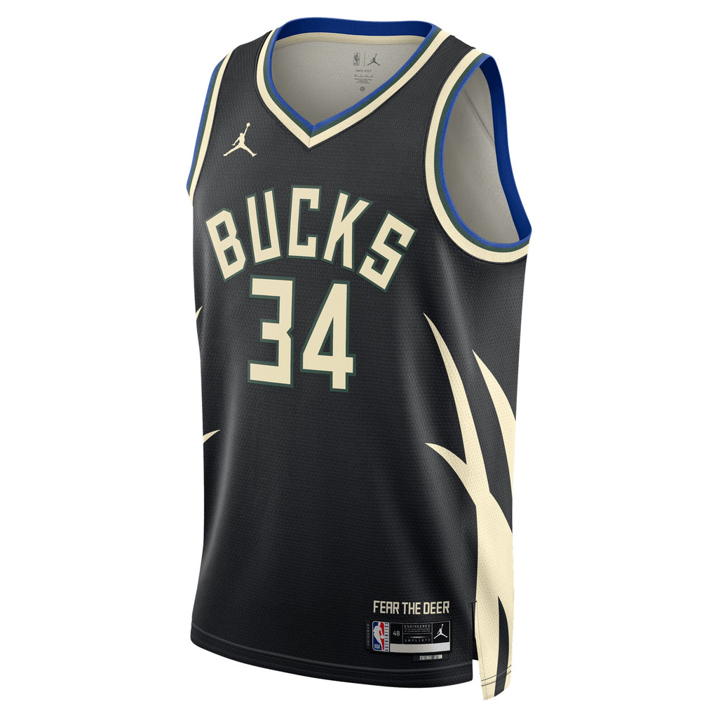 Milwaukee Bucks NBA Statement Swingman Jersey - Giannis Antetokounmpo NBA Team Jersey Basketball Fan Apparel