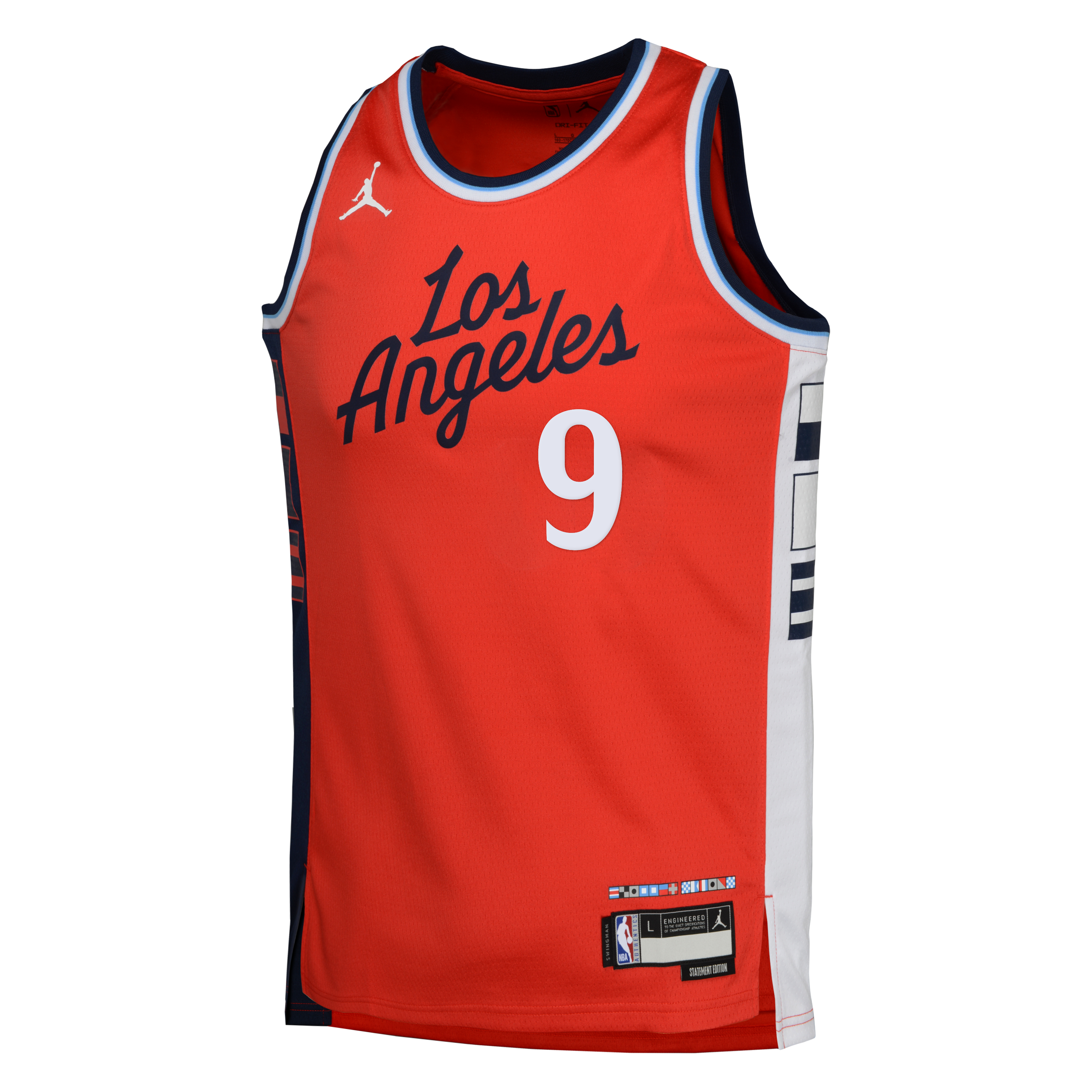 LA Clippers Jordan Brand Statement Edition Swingman Jersey - Red - Bennedict Mathurin - Youth NBA Team Jersey Basketball Fan Apparel