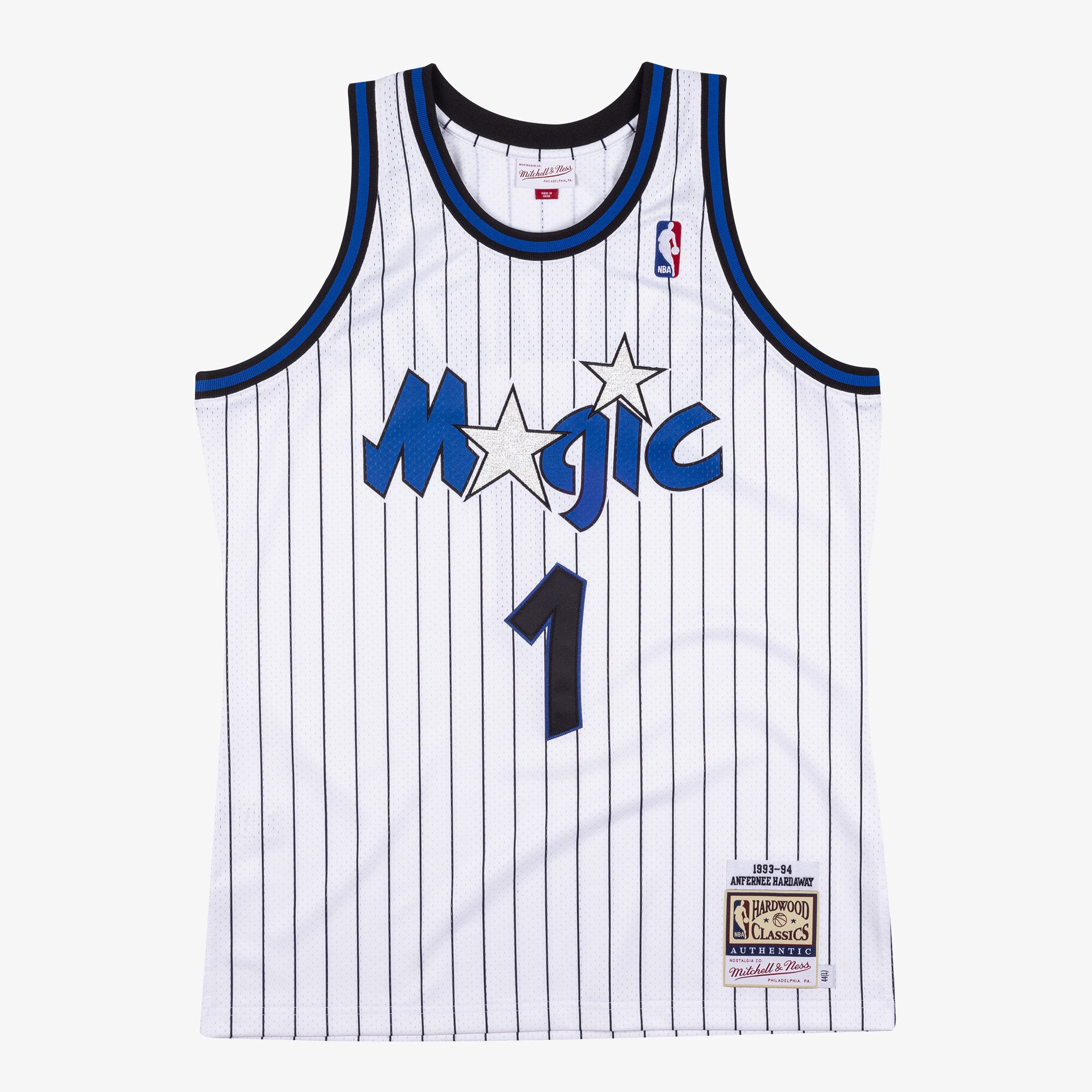 Orlando Magic Mitchell & Ness Authentic Jersey Anfernee Hardaway 1994-95 NBA Team Jersey Basketball Fan Apparel