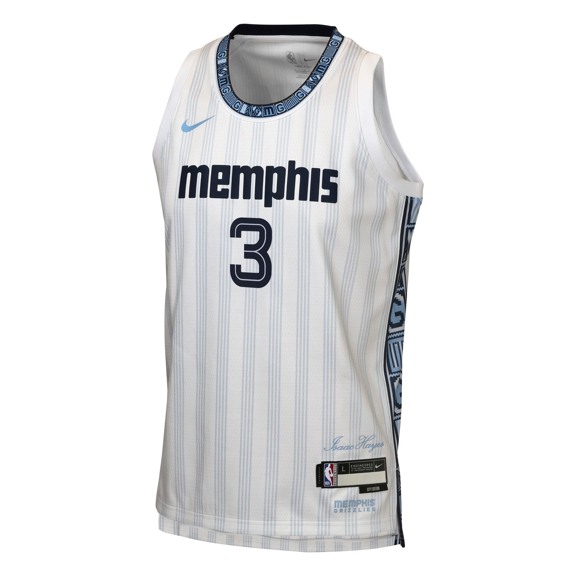 Memphis Grizzlies Nike 2025/26 City Edition Swingman Jersey - Gray - Kentavious Caldwell-Pope - Youth NBA Team Jersey Basketball Fan Apparel