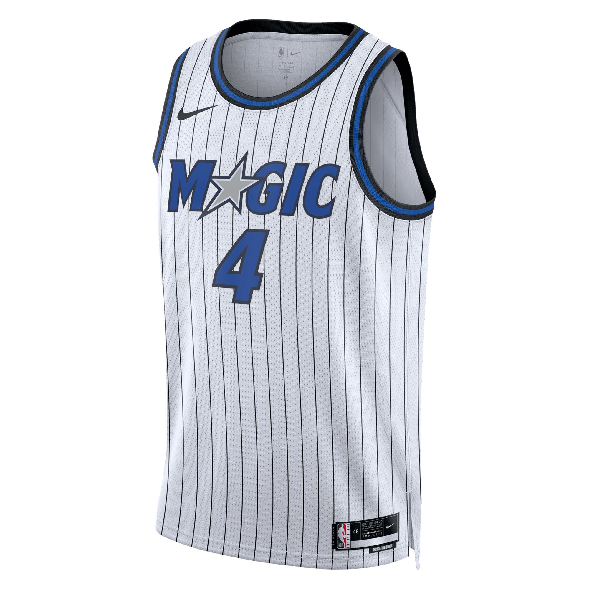 Orlando Magic Nike Replica Association Edition Swingman Jersey - White - Jalen Suggs - Unisex NBA Team Jersey Basketball Fan Apparel