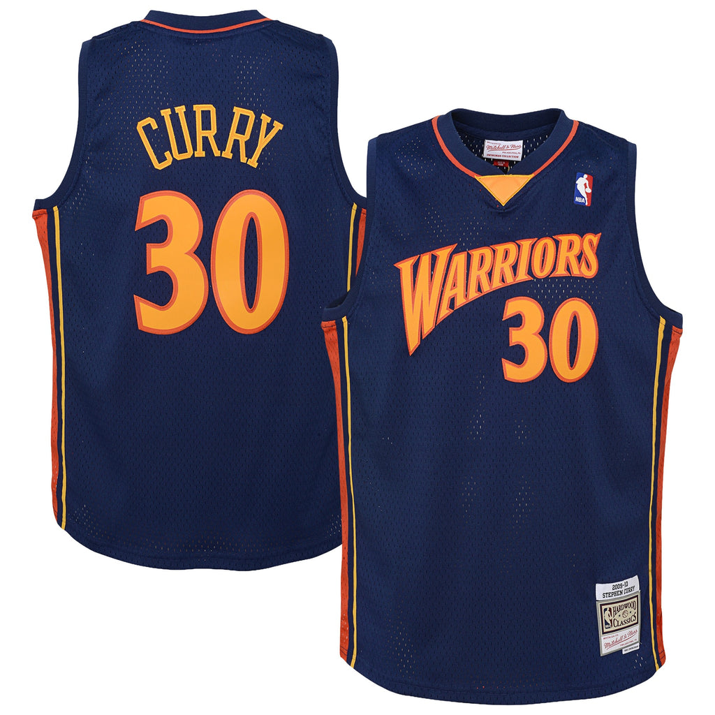Golden State Warriors Mitchell & Ness Swingman Road 2009 Jersey - Stephen Curry - Youth NBA Team Jersey Basketball Fan Apparel