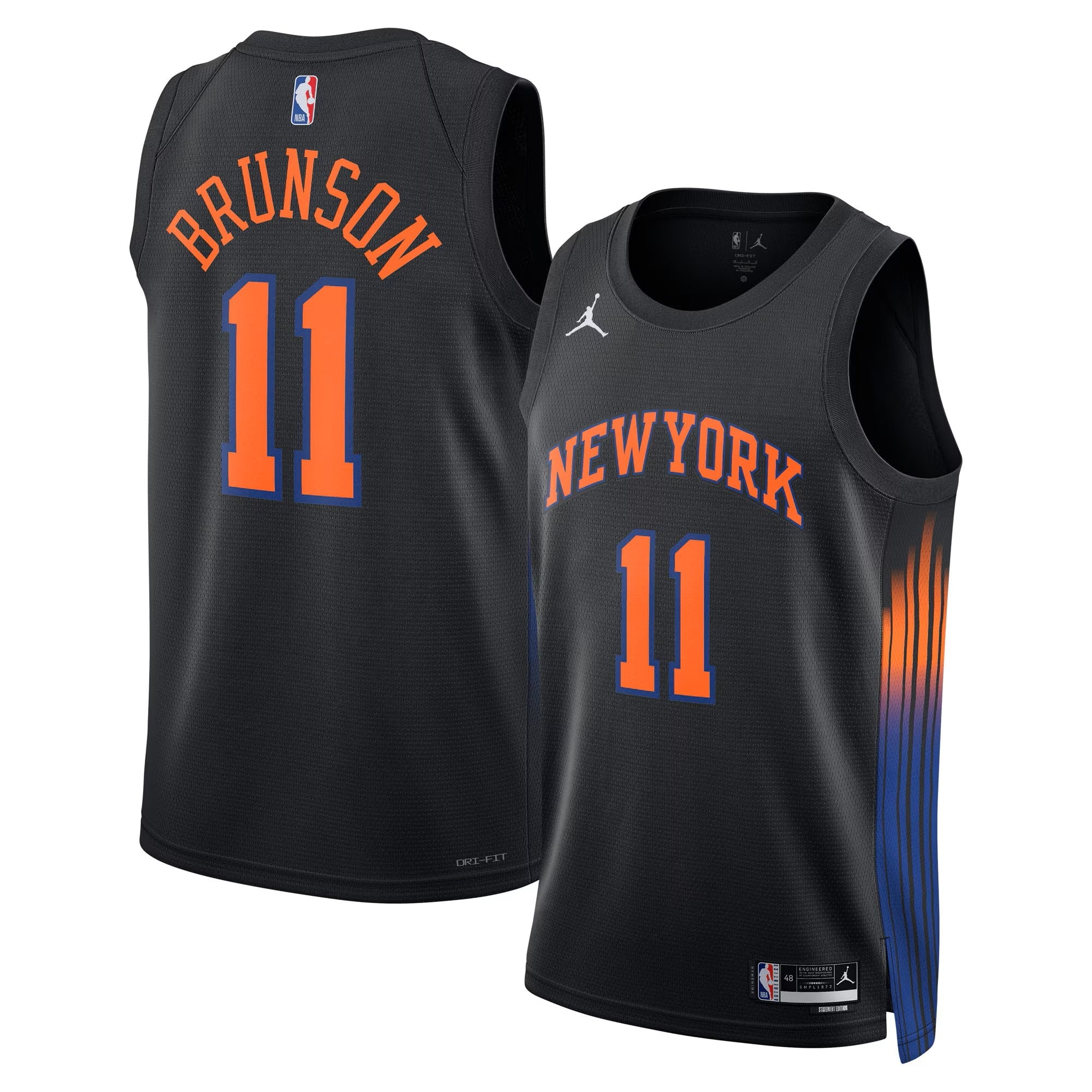 New York Knicks Jordan Statement Swingman Jersey - Brunson - Unisex NBA Team Jersey Basketball Fan Apparel