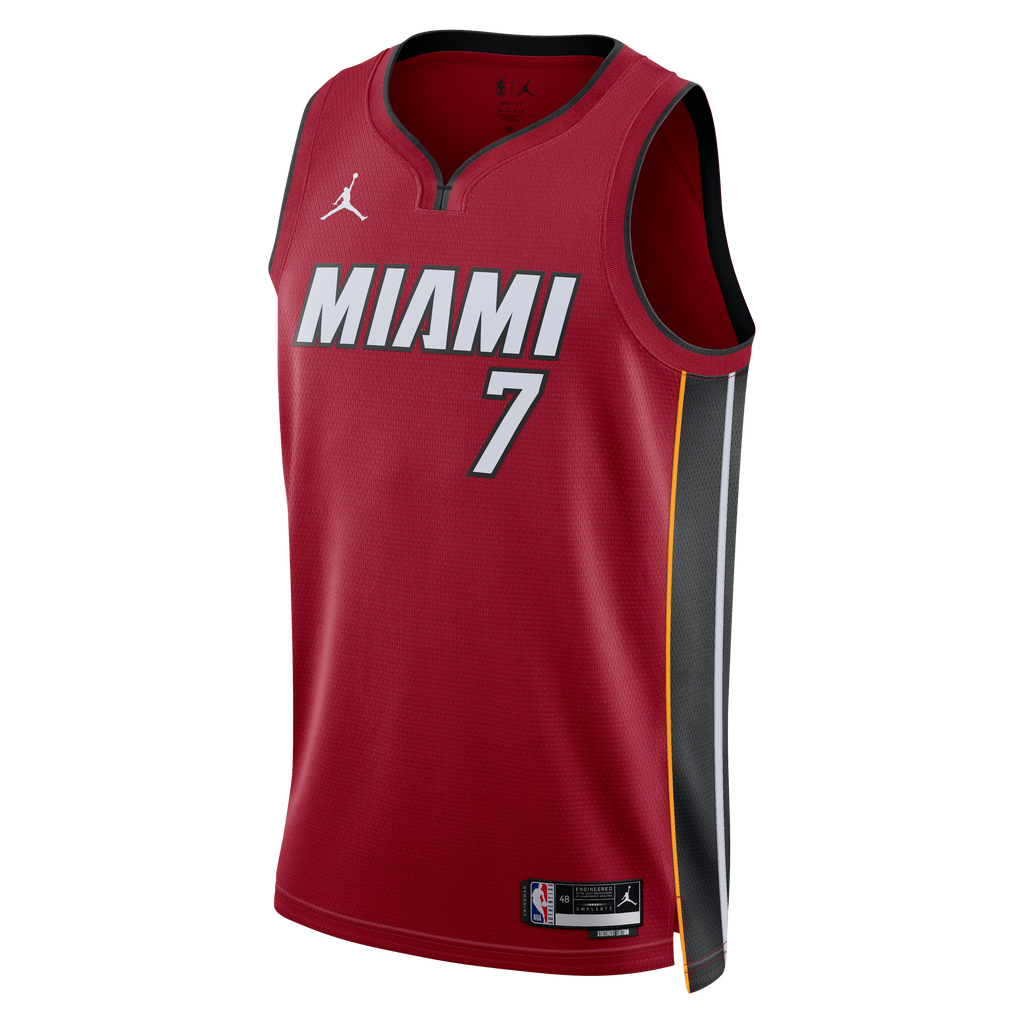 Miami Heat Jordan Brand Statement Edition Swingman Jersey - Red - Giannis Antetokounmpo - Unisex NBA Team Jersey Basketball Fan Apparel