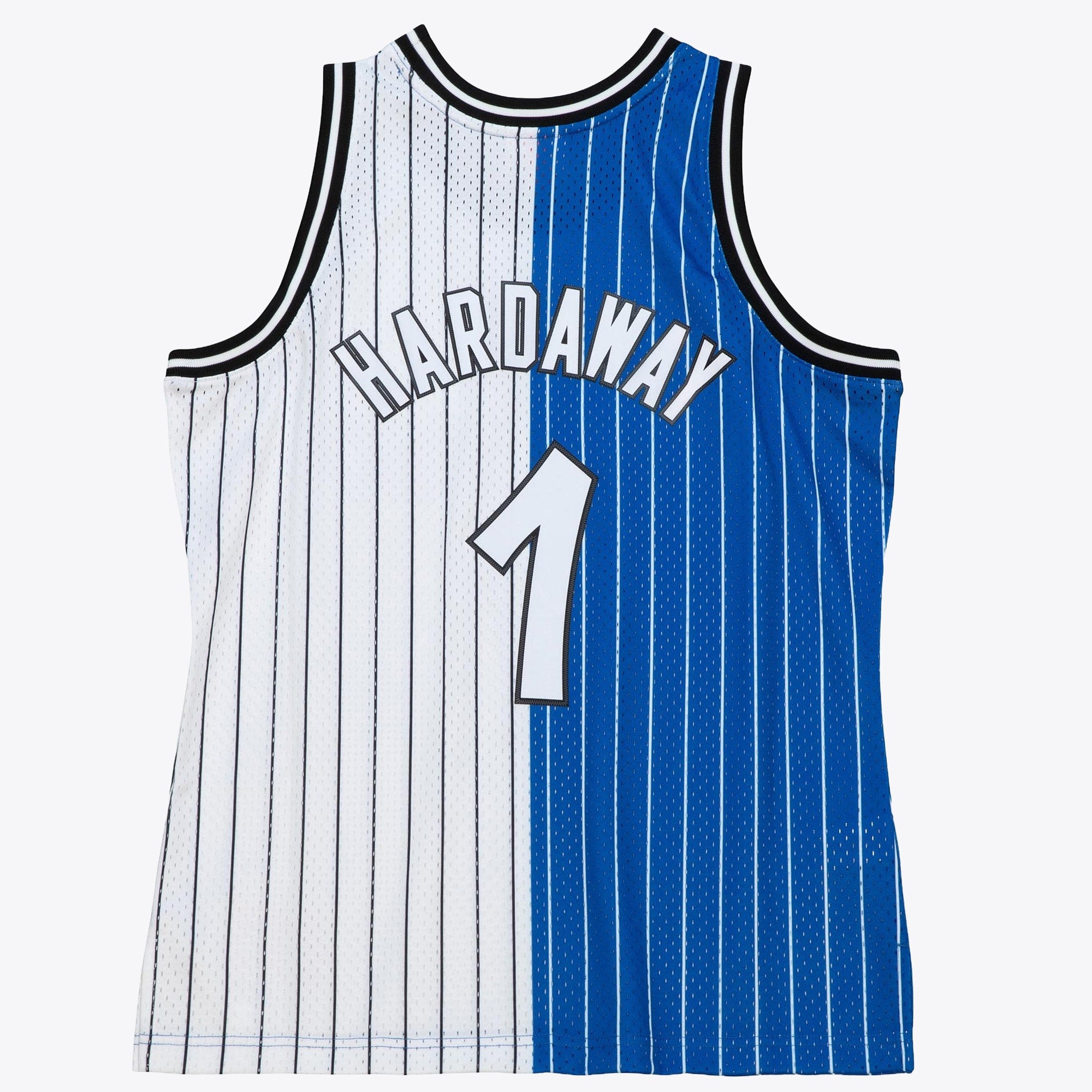 Orlando Magic Mitchell & Ness Anfernee Hardaway 1994 Split Swingman Jersey - Blue/White NBA Team Jersey Basketball Fan Apparel