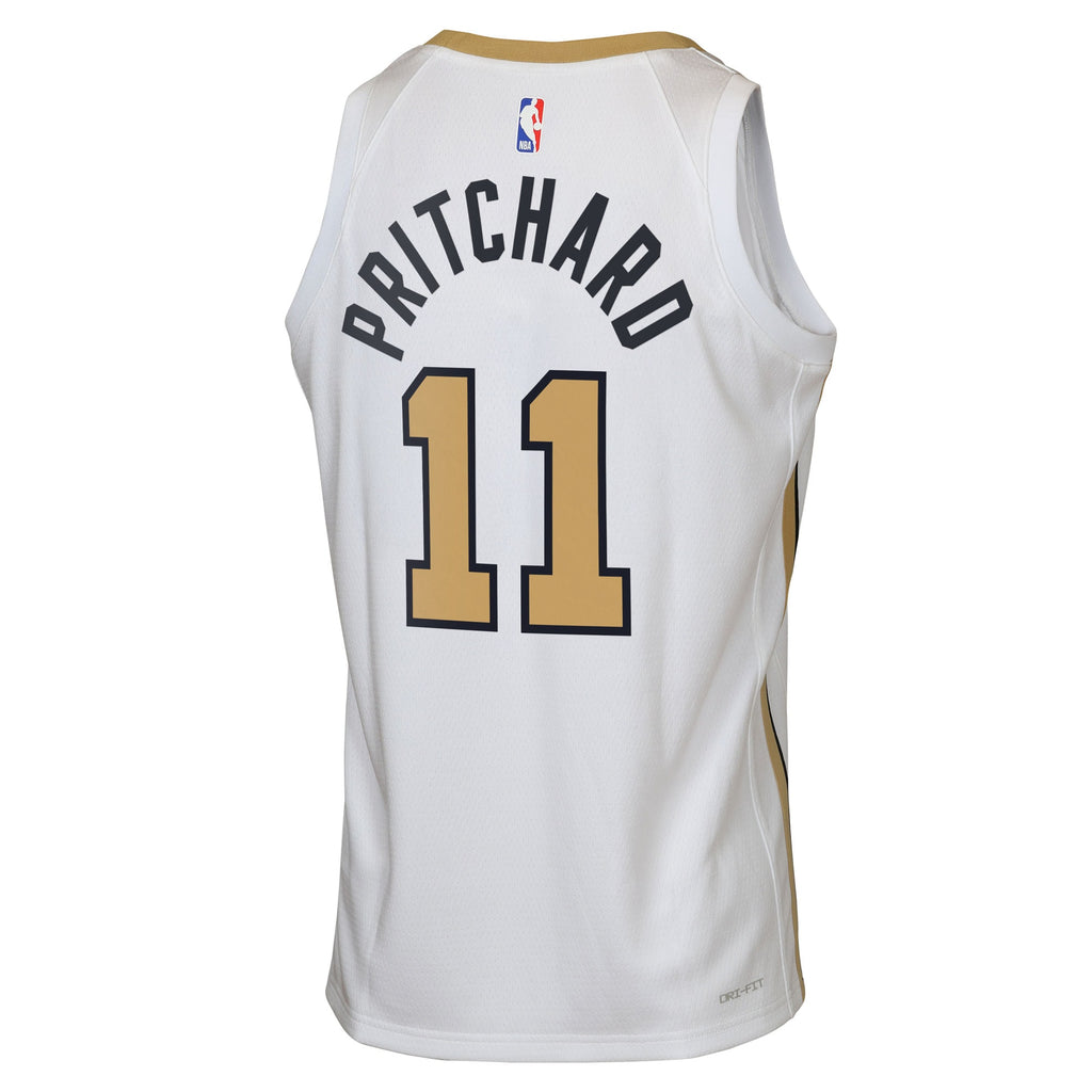 Boston Celtics Nike 2025/26 City Edition Swingman Jersey - White - Payton Pritchard - Youth NBA Team Jersey Basketball Fan Apparel