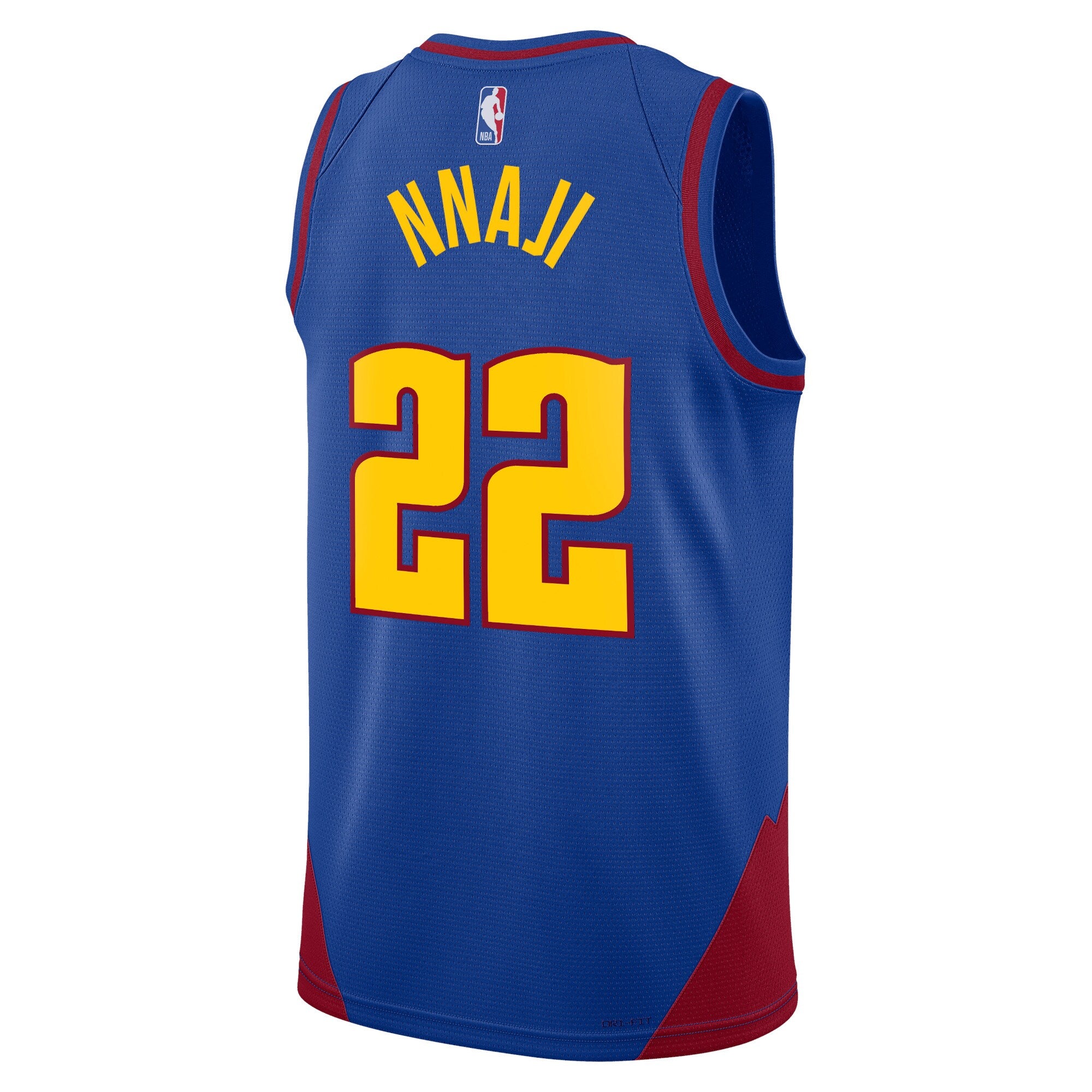Denver Nuggets Jordan Statement Edition Swingman Jersey - Blue - Zeke Nnaji - Unisex NBA Team Jersey Basketball Fan Apparel