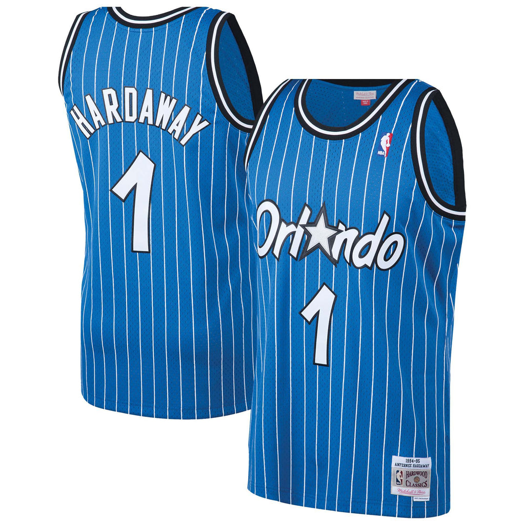 Orlando Magic Mitchell & Ness Hardwood Classics Road Jersey - Anfernee Hardaway - Men's NBA Team Jersey Basketball Fan Apparel