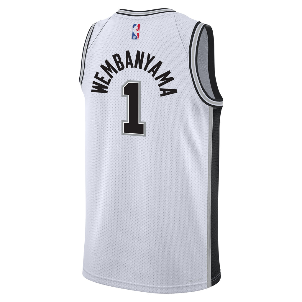 San Antonio Spurs Nike Association Swingman Jersey - Victor Wembanyama - Youth NBA Team Jersey Basketball Fan Apparel