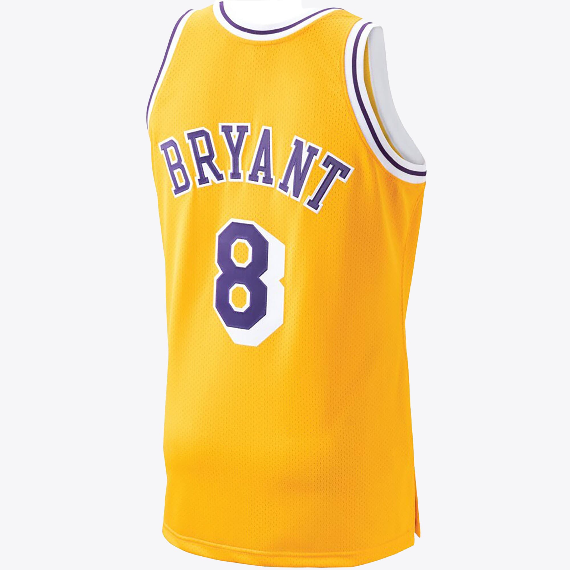 Mitchell & Ness Kobe Bryant Hardwood Classics 1996-97 Authentic Jersey - Gold - Men's NBA Team Jersey Basketball Fan Apparel