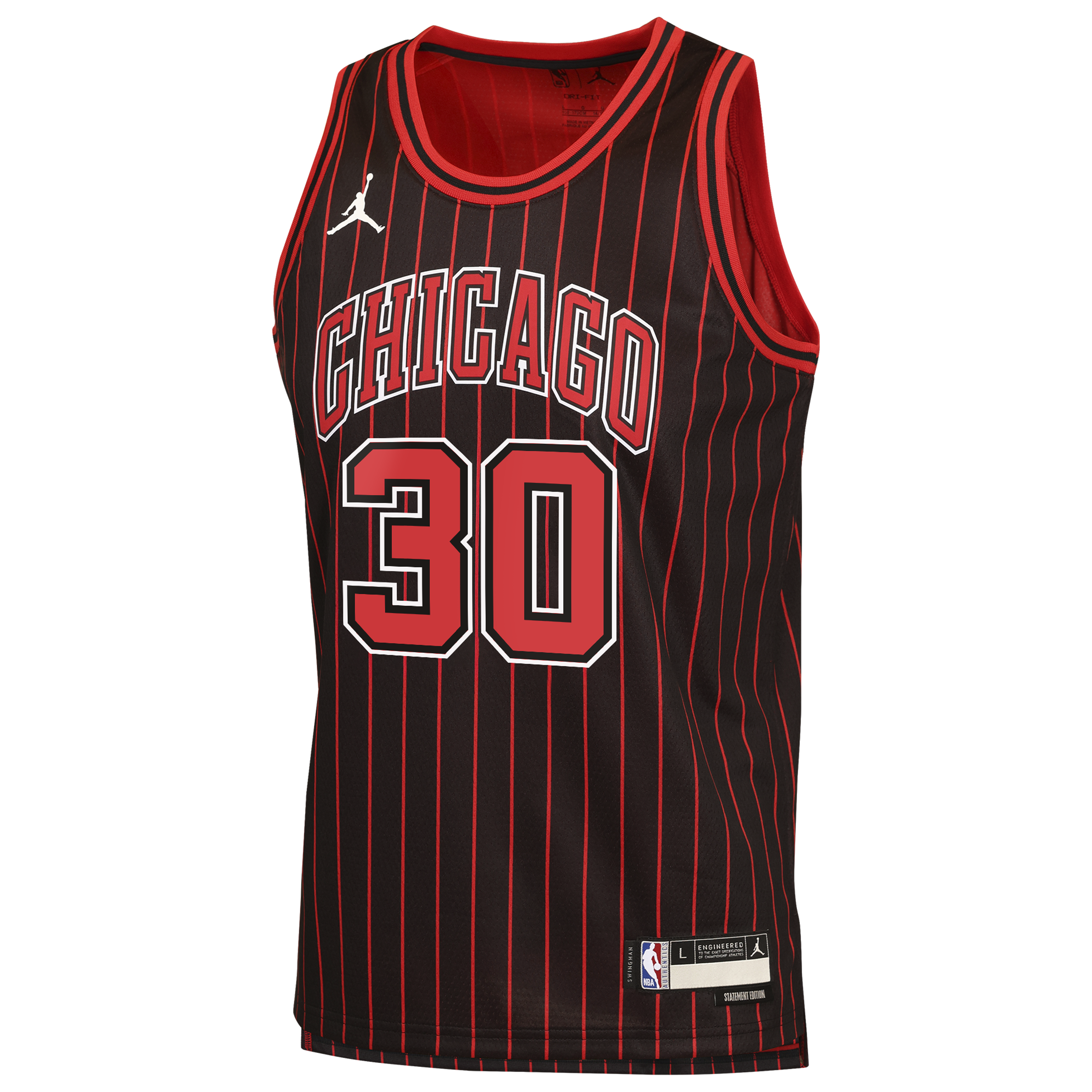 Chicago Bulls Jordan Brand Statement Edition Jersey - Black - Tre Jones - Youth NBA Team Jersey Basketball Fan Apparel