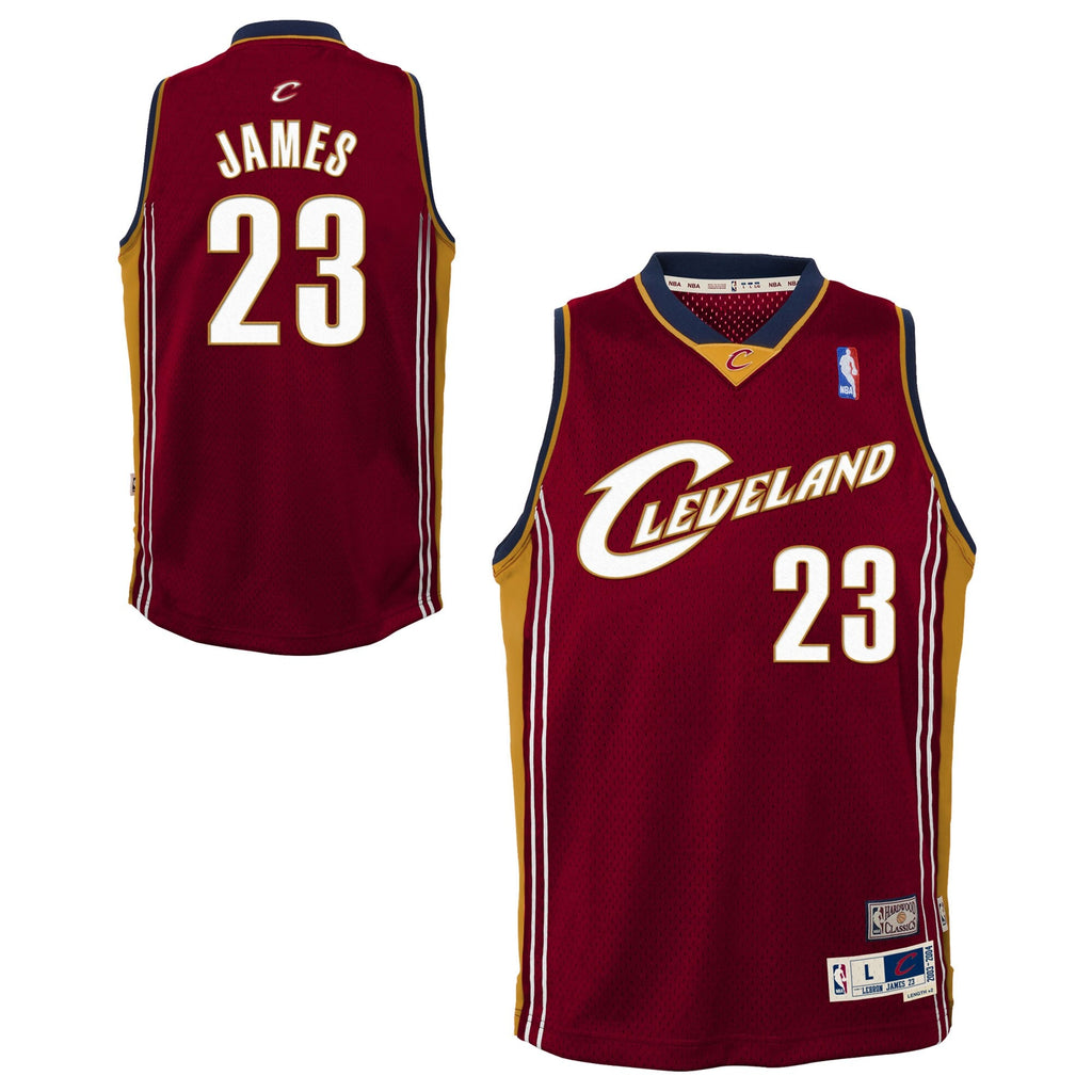 Cleveland Cavaliers LeBron James 2003-04 Hardwood Classics Swingman Jersey - Red Youth NBA Team Jersey Basketball Fan Apparel