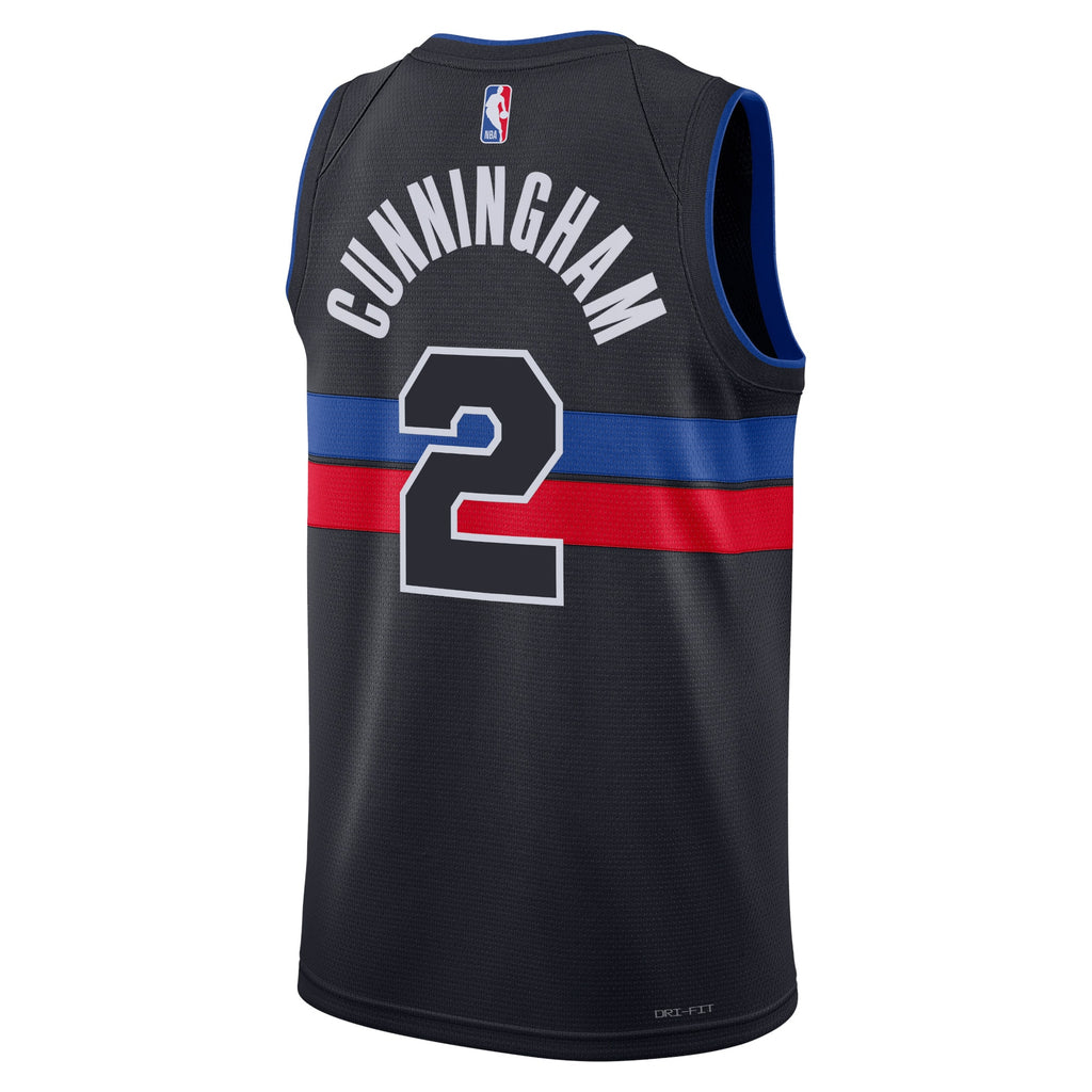 Detroit Pistons Jordan Statement Edition Swingman Jersey - Blue - Cade Cunningham - Unisex NBA Team Jersey Basketball Fan Apparel