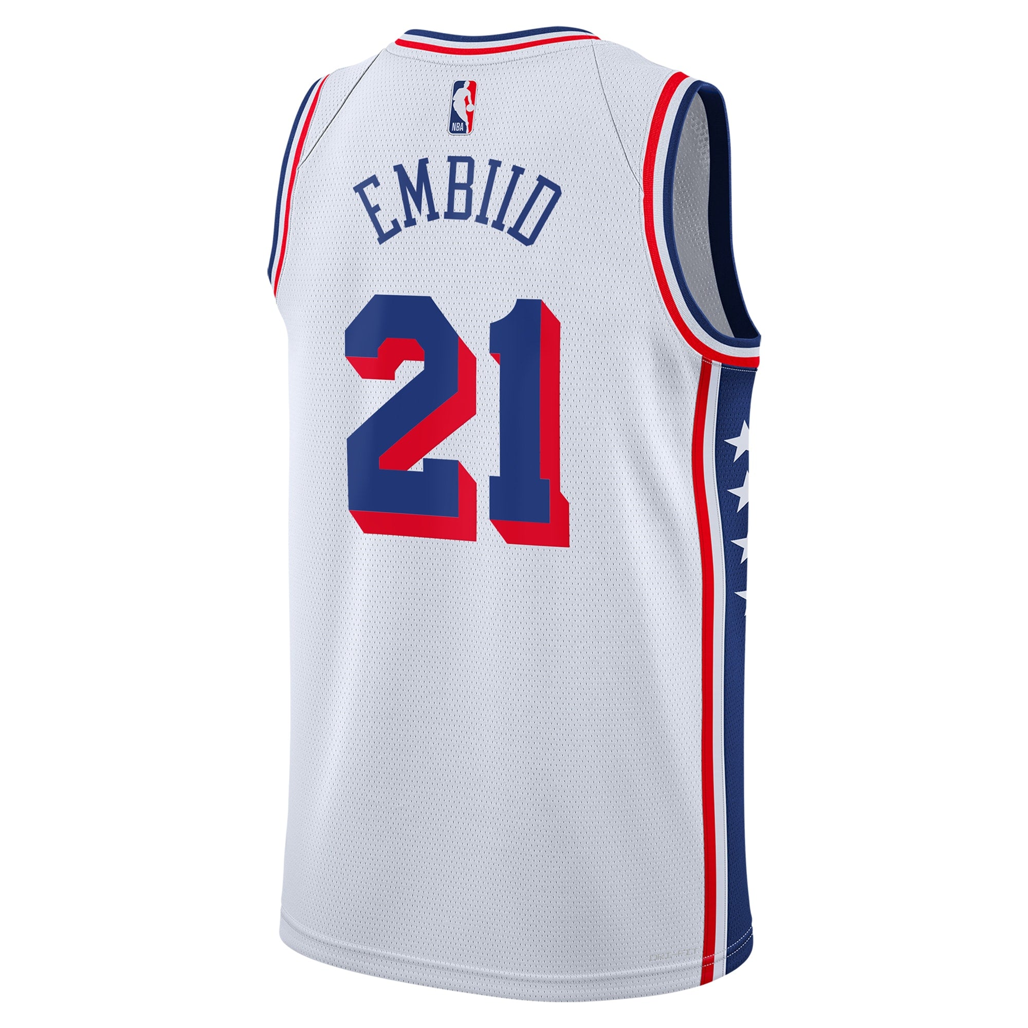 Philadelphia 76ers Nike Association Edition Swingman Jersey - White - Joel Embiid - Youth NBA Team Jersey Basketball Fan Apparel