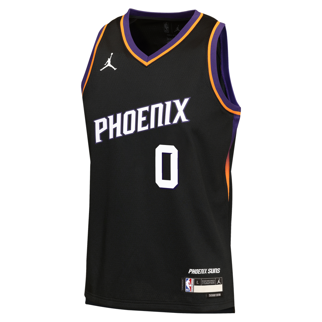 Phoenix Suns Jordan Brand Statement Edition Jersey - Black - Ryan Dunn - Youth NBA Team Jersey Basketball Fan Apparel