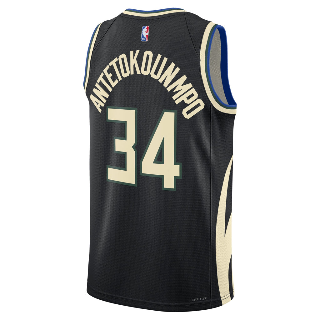 Milwaukee Bucks NBA Statement Swingman Jersey - Giannis Antetokounmpo NBA Team Jersey Basketball Fan Apparel