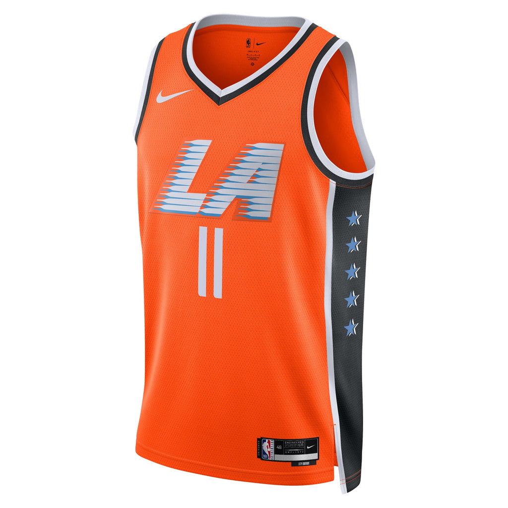 LA Clippers Nike 2025/26 City Edition Swingman Jersey - Orange - Brook Lopez - Unisex NBA Team Jersey Basketball Fan Apparel