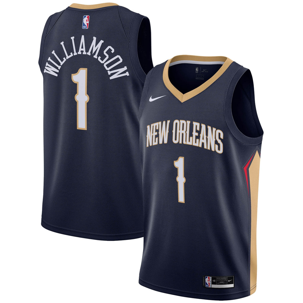 New Orleans Pelicans Nike Icon Swingman Jersey - Zion Williamson - Men's NBA Team Jersey Basketball Fan Apparel