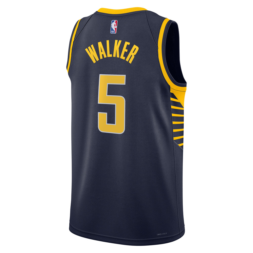 Indiana Pacers Nike Icon Edition Swingman Jersey - Navy - Jarace Walker - Unisex NBA Team Jersey Basketball Fan Apparel