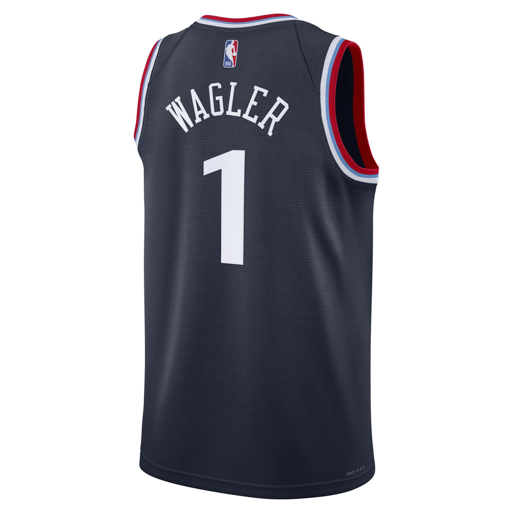 LA Clippers Nike Replica Icon Swingman Jersey - Navy - Keaton Wagler - Unisex NBA Team Jersey Basketball Fan Apparel