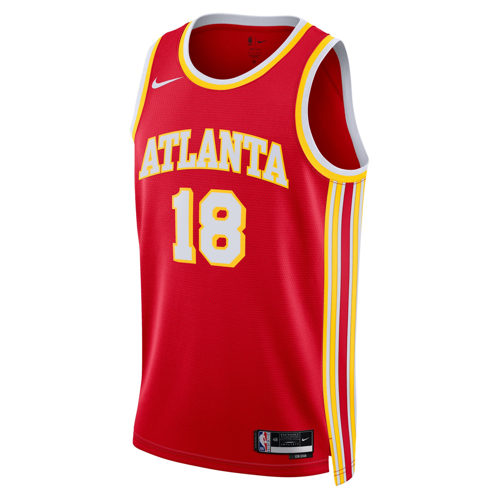 Atlanta Hawks Nike Icon Edition Swingman Jersey - Red - Mouhamed Gueye - Unisex NBA Team Jersey Basketball Fan Apparel