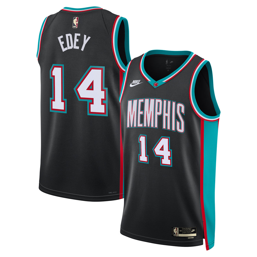 Memphis Grizzlies Nike Classic Edition Jersey - Black - Zach Edey - Unisex NBA Team Jersey Basketball Fan Apparel