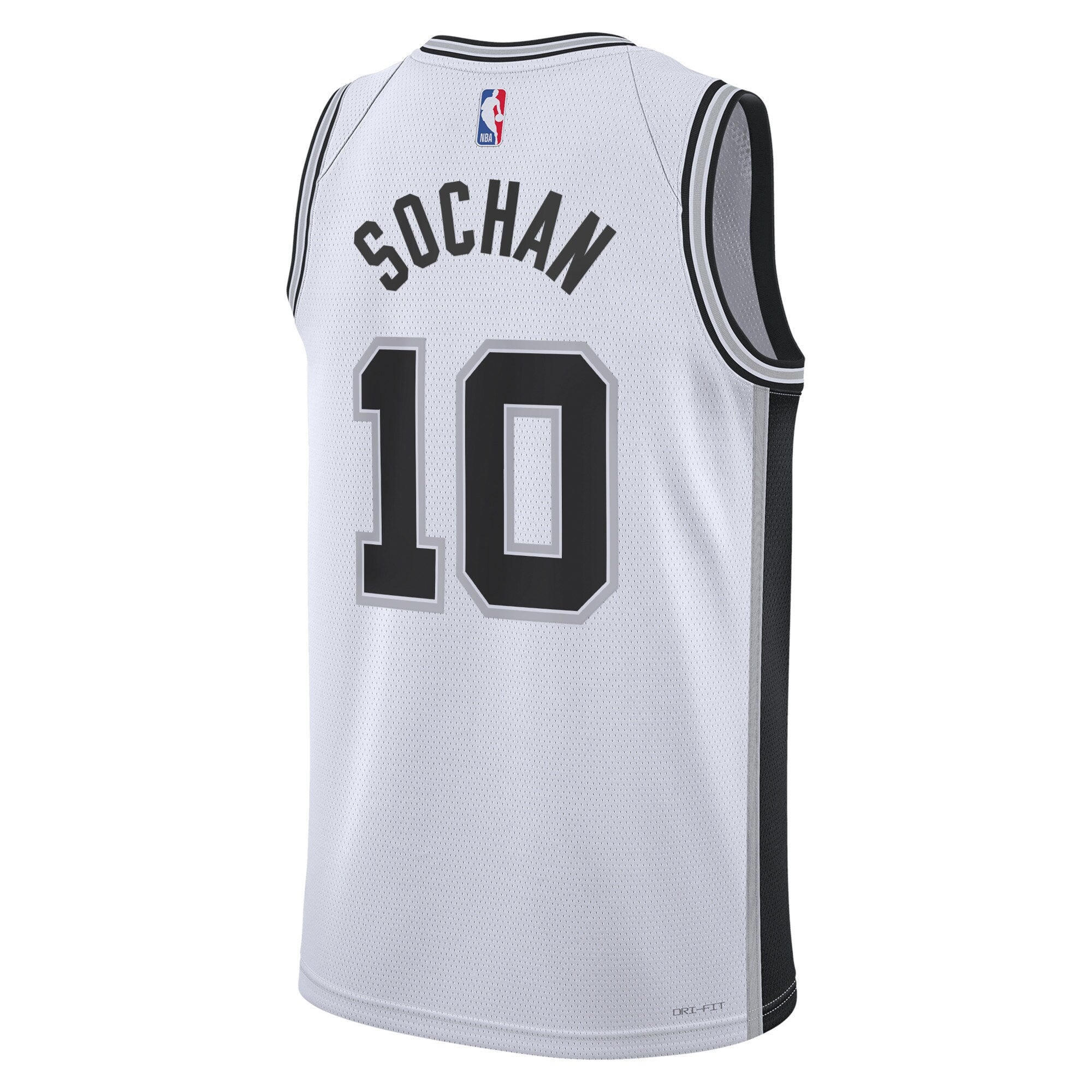 San Antonio Spurs Nike Association Edition Swingman Jersey - White - Jeremy Sochan - Unisex NBA Team Jersey Basketball Fan Apparel
