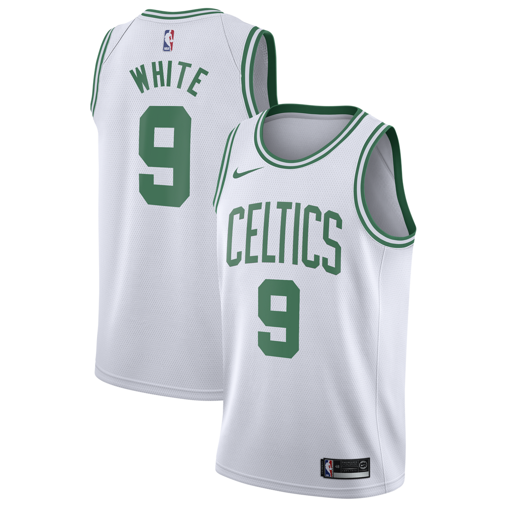 Boston Celtics Nike Association Edition Swingman Jersey - White - Derrick White - Youth NBA Team Jersey Basketball Fan Apparel