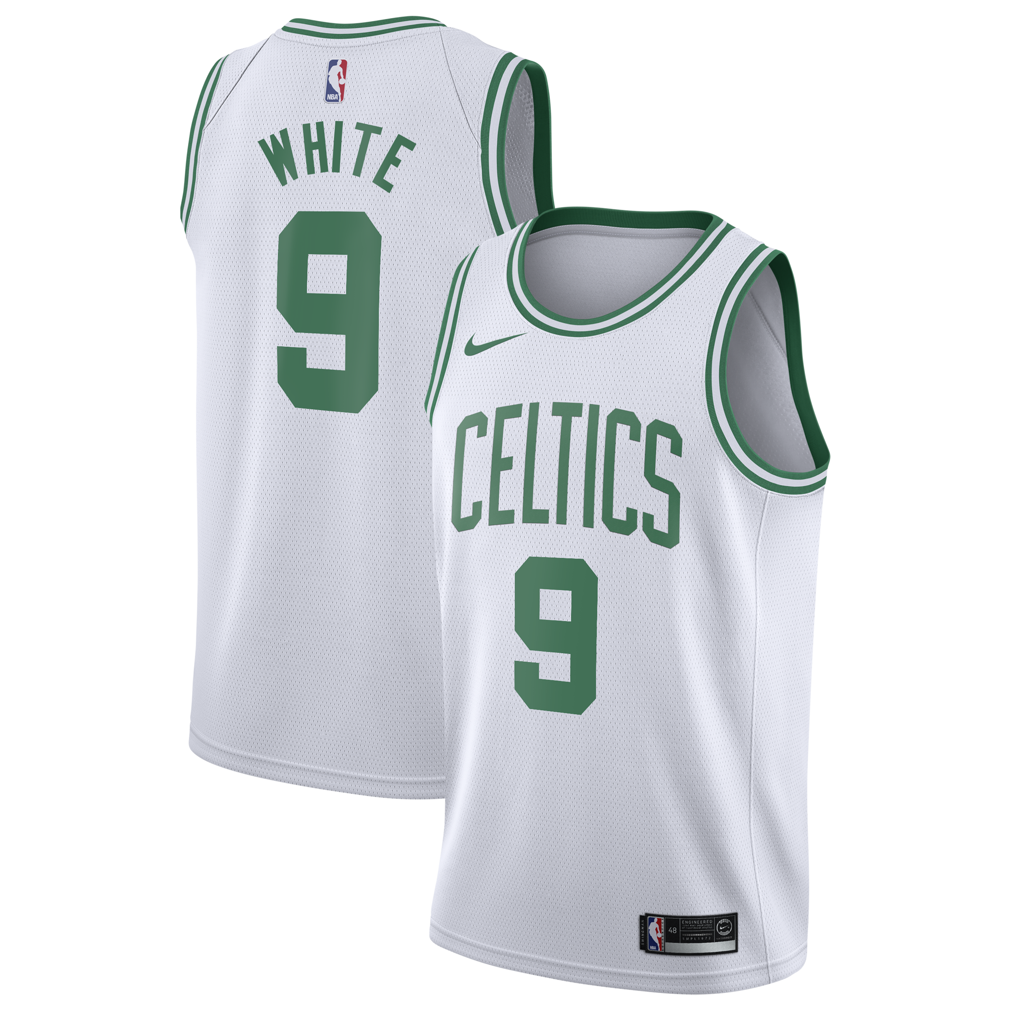 Boston Celtics Nike Association Edition Swingman Jersey - White - Derrick White - Youth NBA Team Jersey Basketball Fan Apparel