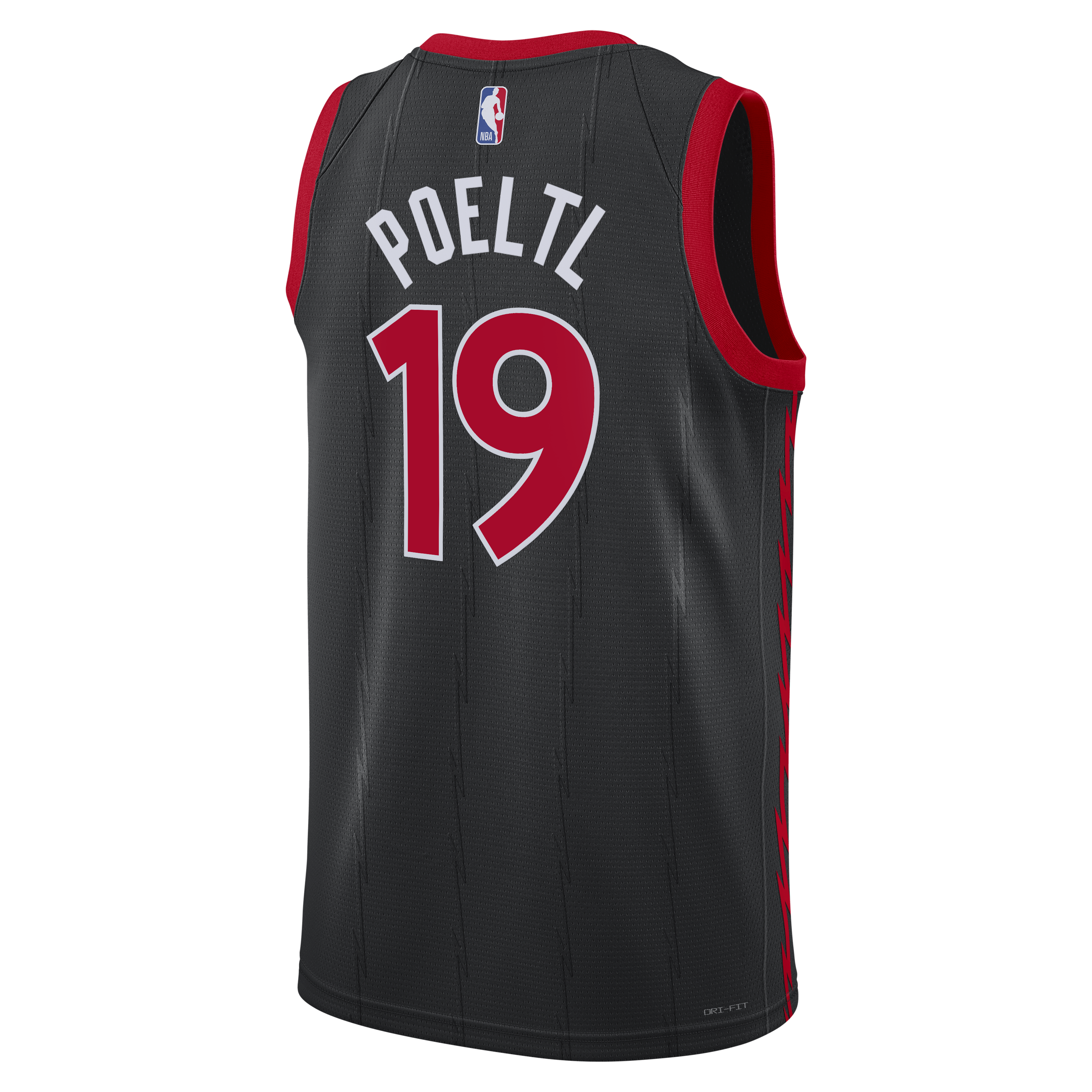 Toronto Raptors Jordan Brand Statement Edition Swingman Jersey - Black - Jakob Poeltl - Unisex NBA Team Jersey Basketball Fan Apparel