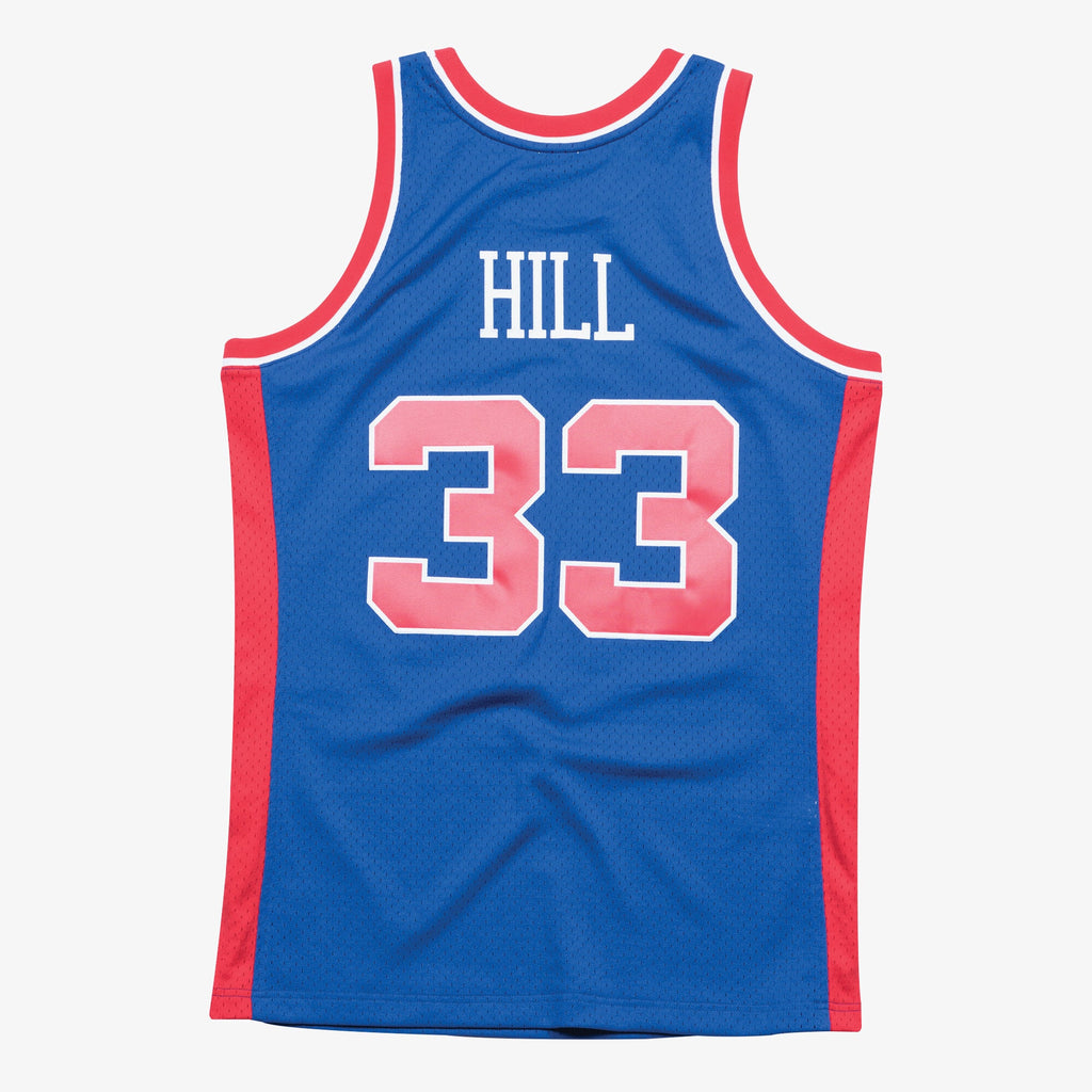Detroit Pistons Mitchell & Ness Swingman Jersey Road Grant Hill 1995-96 NBA Team Jersey Basketball Fan Apparel