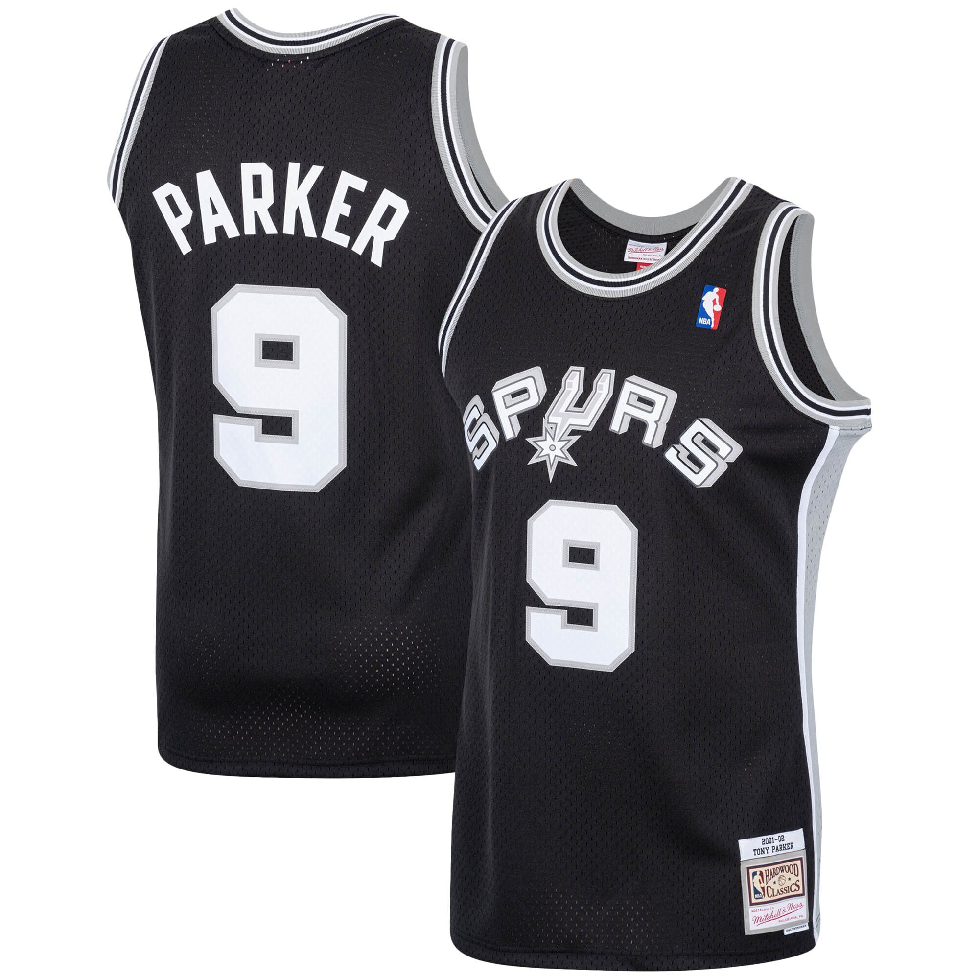 San Antonio Spurs Mitchell & Ness Tony Parker Jersey - Men's NBA Team Jersey Basketball Fan Apparel