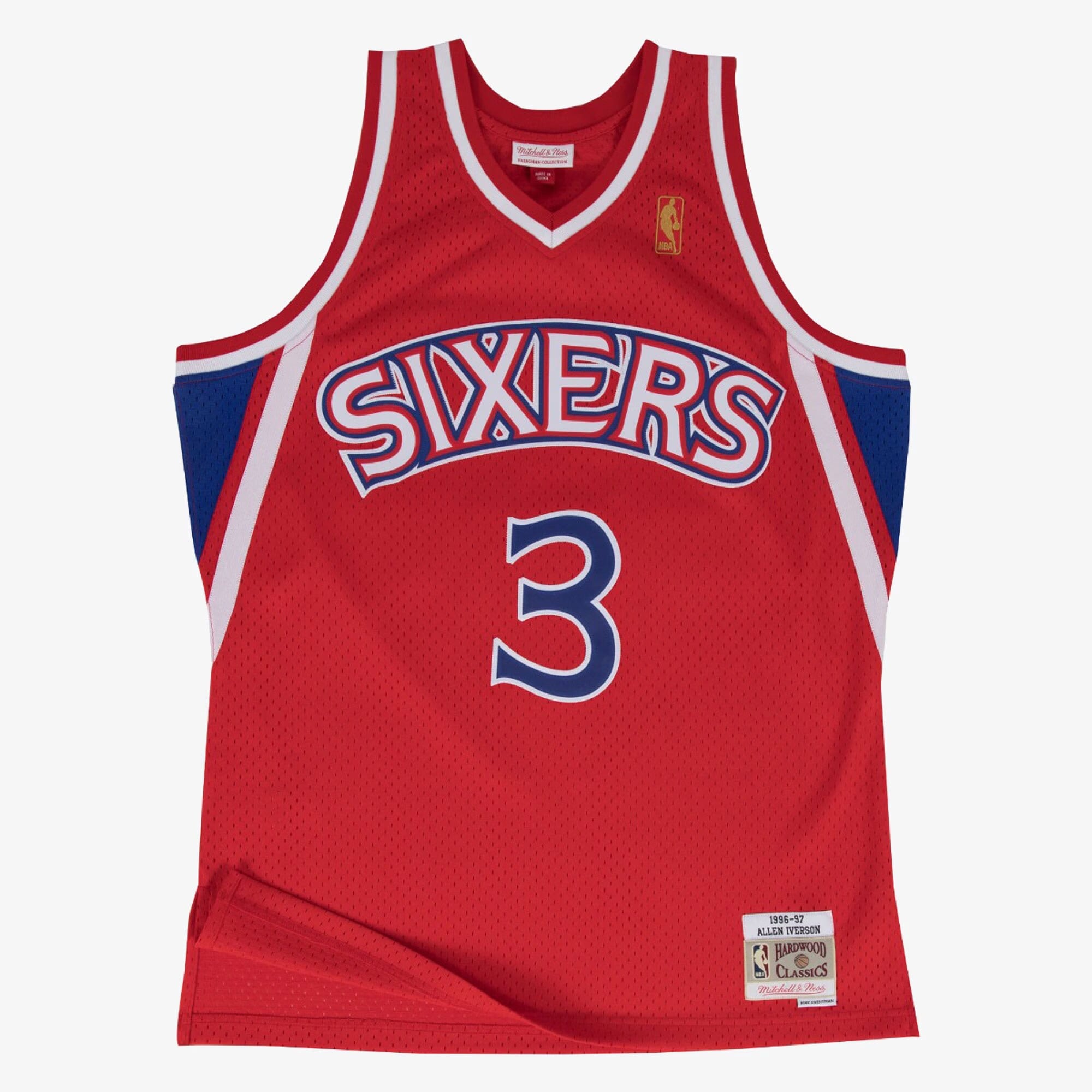 Philadelphia 76ers Mitchell & Ness Swingman Jersey Road Allen Iverson 1996-97 NBA Team Jersey Basketball Fan Apparel