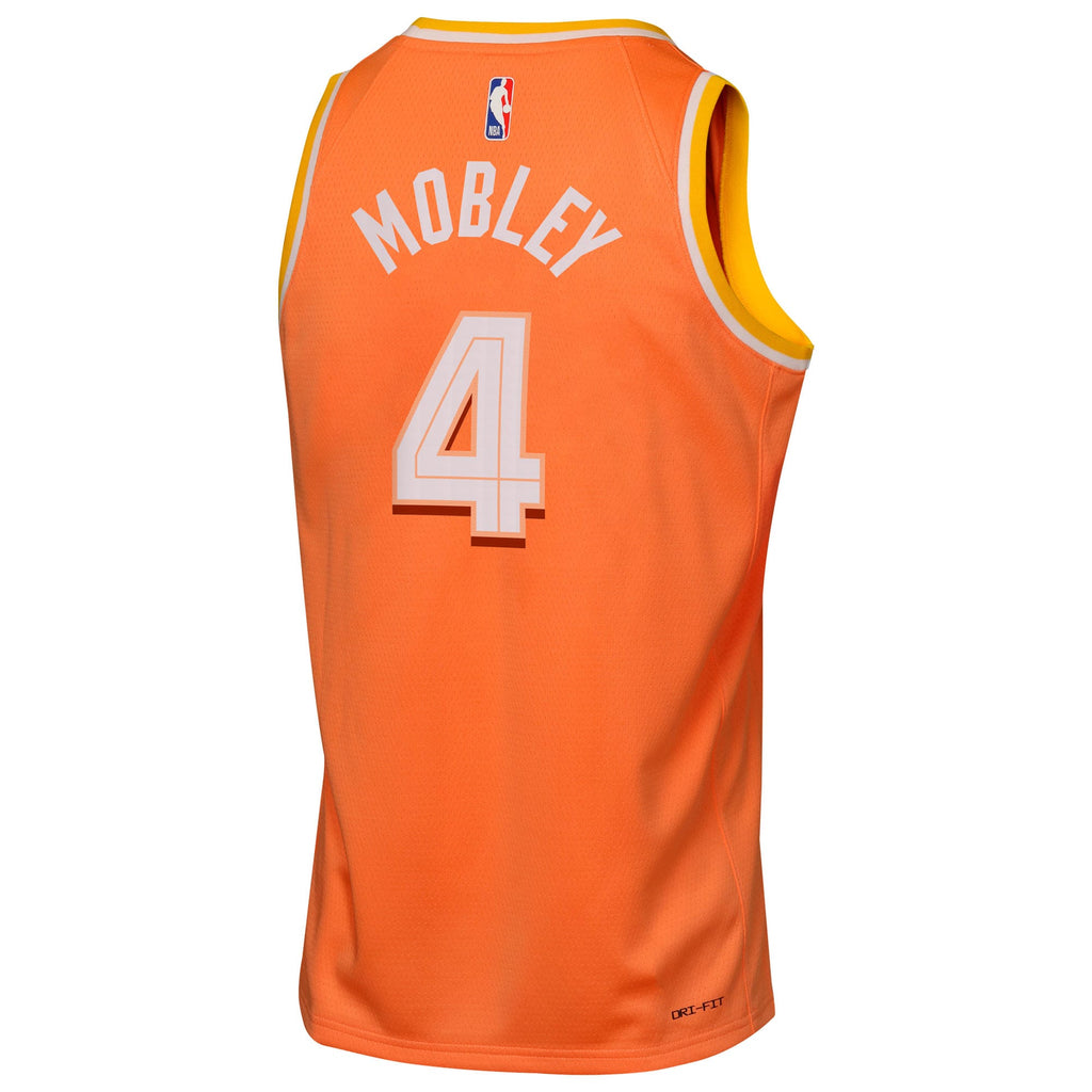 Cleveland Cavaliers Nike 2025/26 City Edition Swingman Jersey - Orange - Evan Mobley - Youth NBA Team Jersey Basketball Fan Apparel