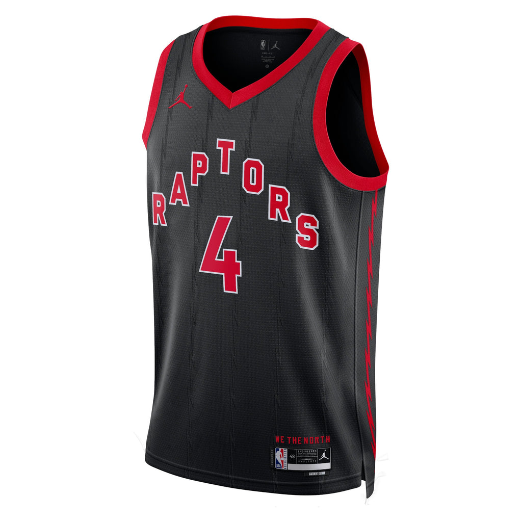 Toronto Raptors Jordan Statement Edition Swingman Jersey - Black - Scottie Barnes - Unisex NBA Team Jersey Basketball Fan Apparel