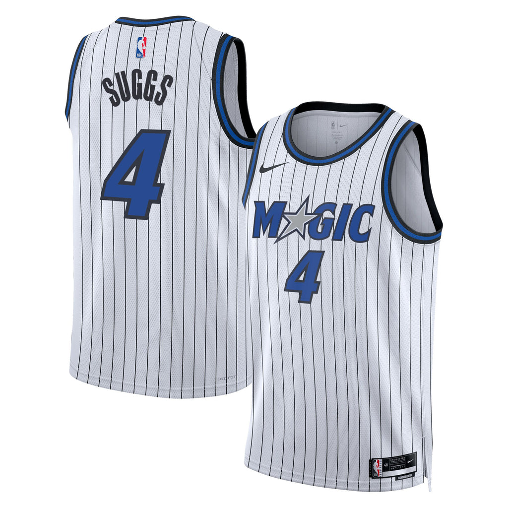 Orlando Magic Nike Replica Association Edition Swingman Jersey - White - Jalen Suggs - Unisex NBA Team Jersey Basketball Fan Apparel