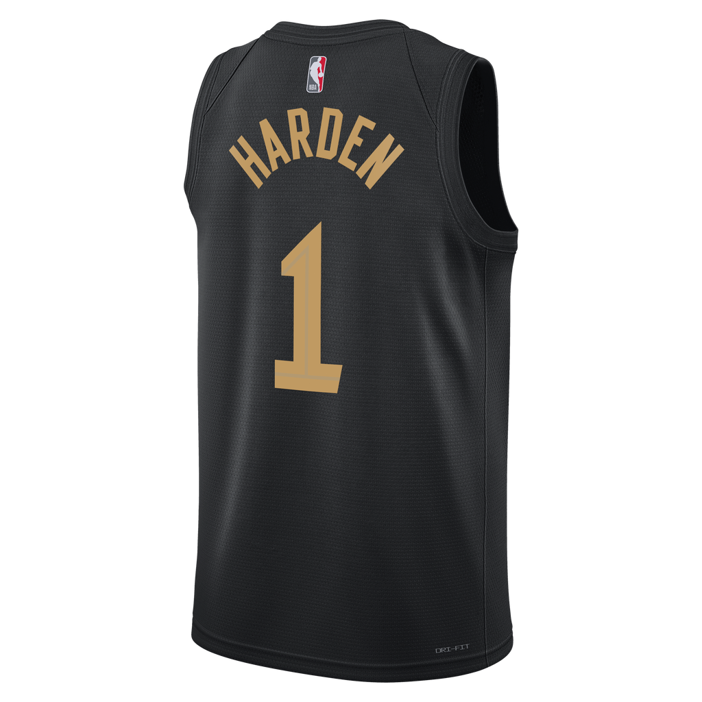 Cleveland Cavaliers Jordan Brand Statement Edition Swingman Jersey - Black - James Harden - Unisex NBA Team Jersey Basketball Fan Apparel