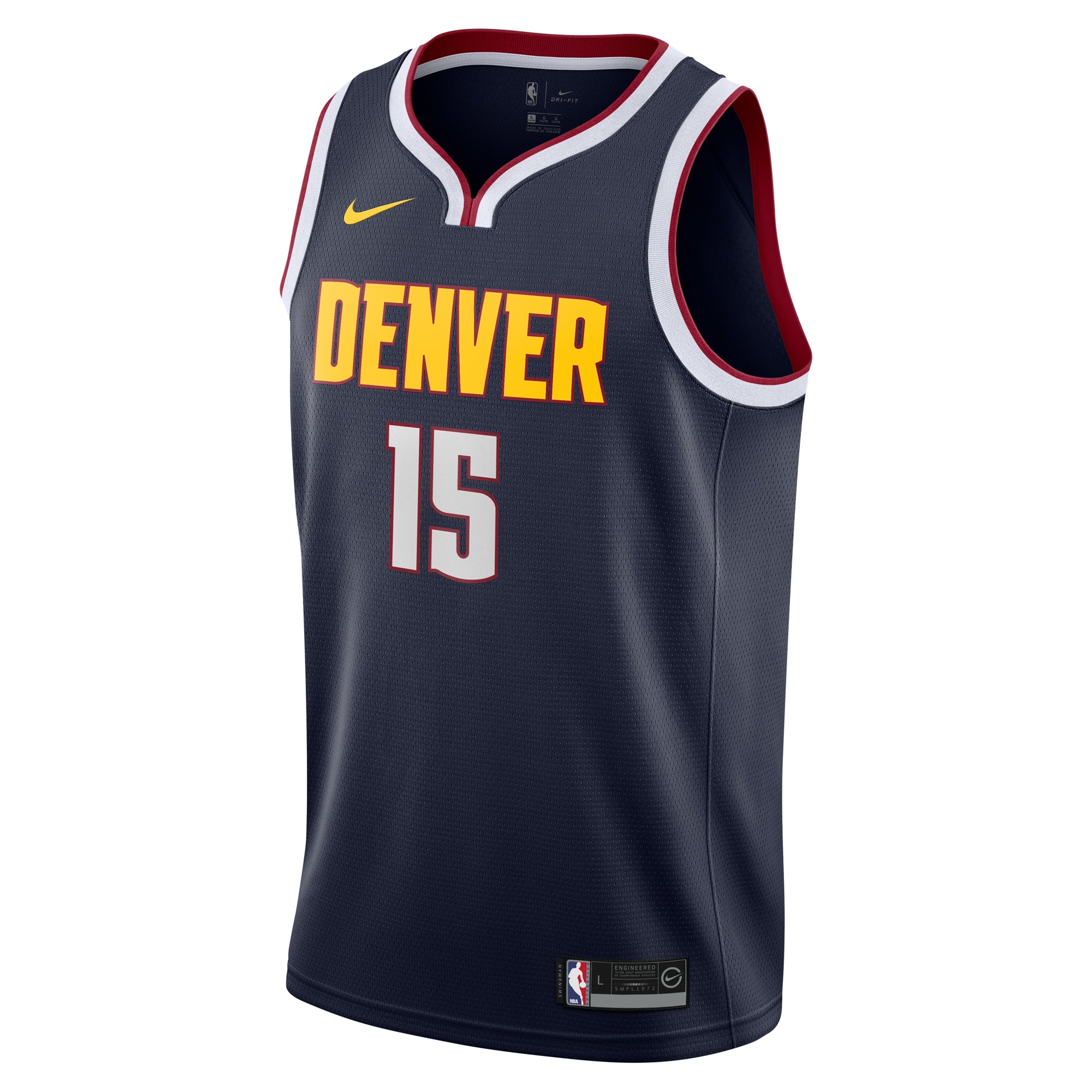Denver Nuggets NBA Icon Swingman Jersey NS - Nikola Jokic - Youth NBA Team Jersey Basketball Fan Apparel