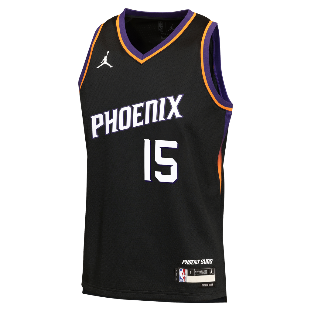 Phoenix Suns Jordan Brand Statement Edition Jersey - Black - Devin Booker - Youth NBA Team Jersey Basketball Fan Apparel