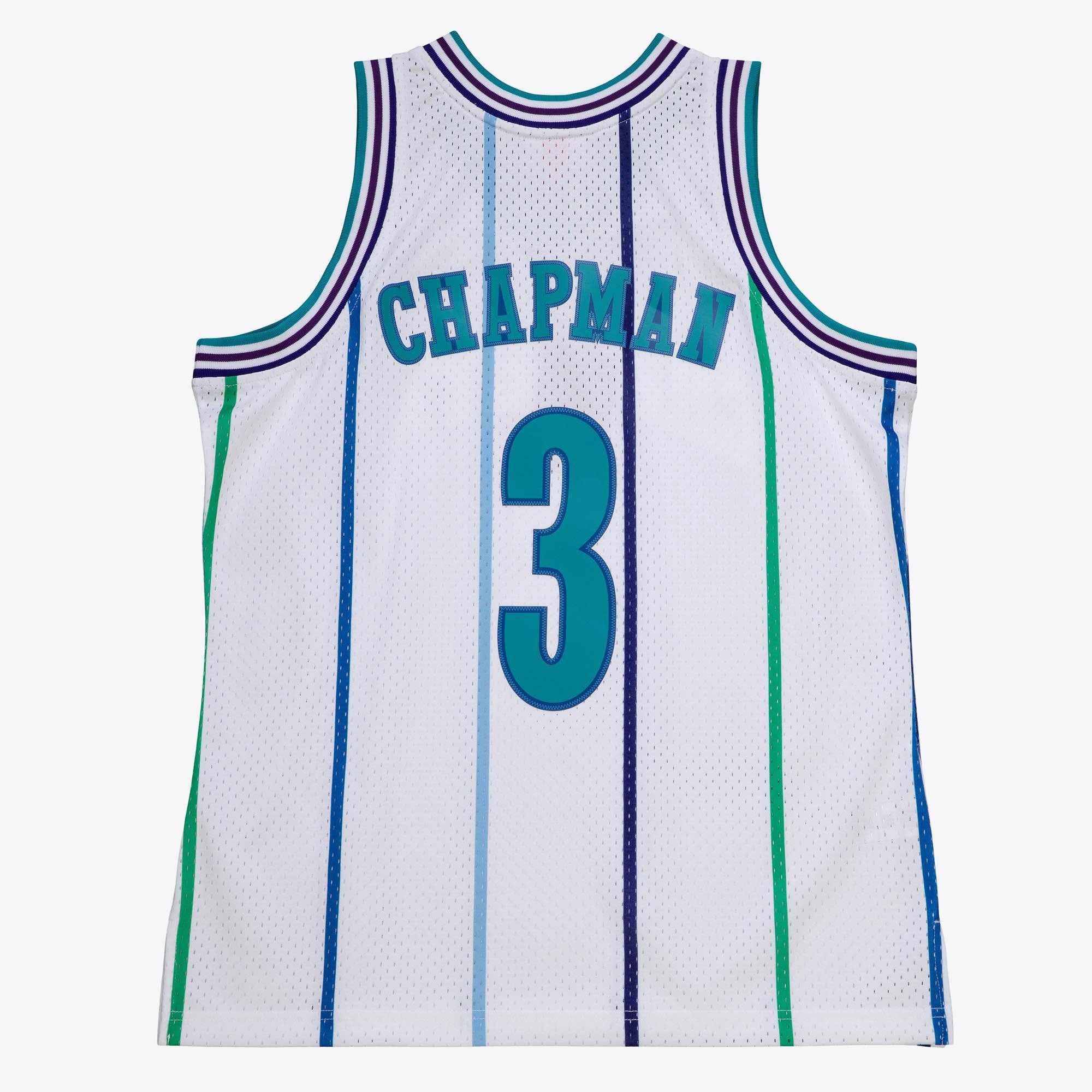 Charlotte Hornets Mitchell & Ness Rex Chapman 1988 Authentic Jersey - White NBA Team Jersey Basketball Fan Apparel