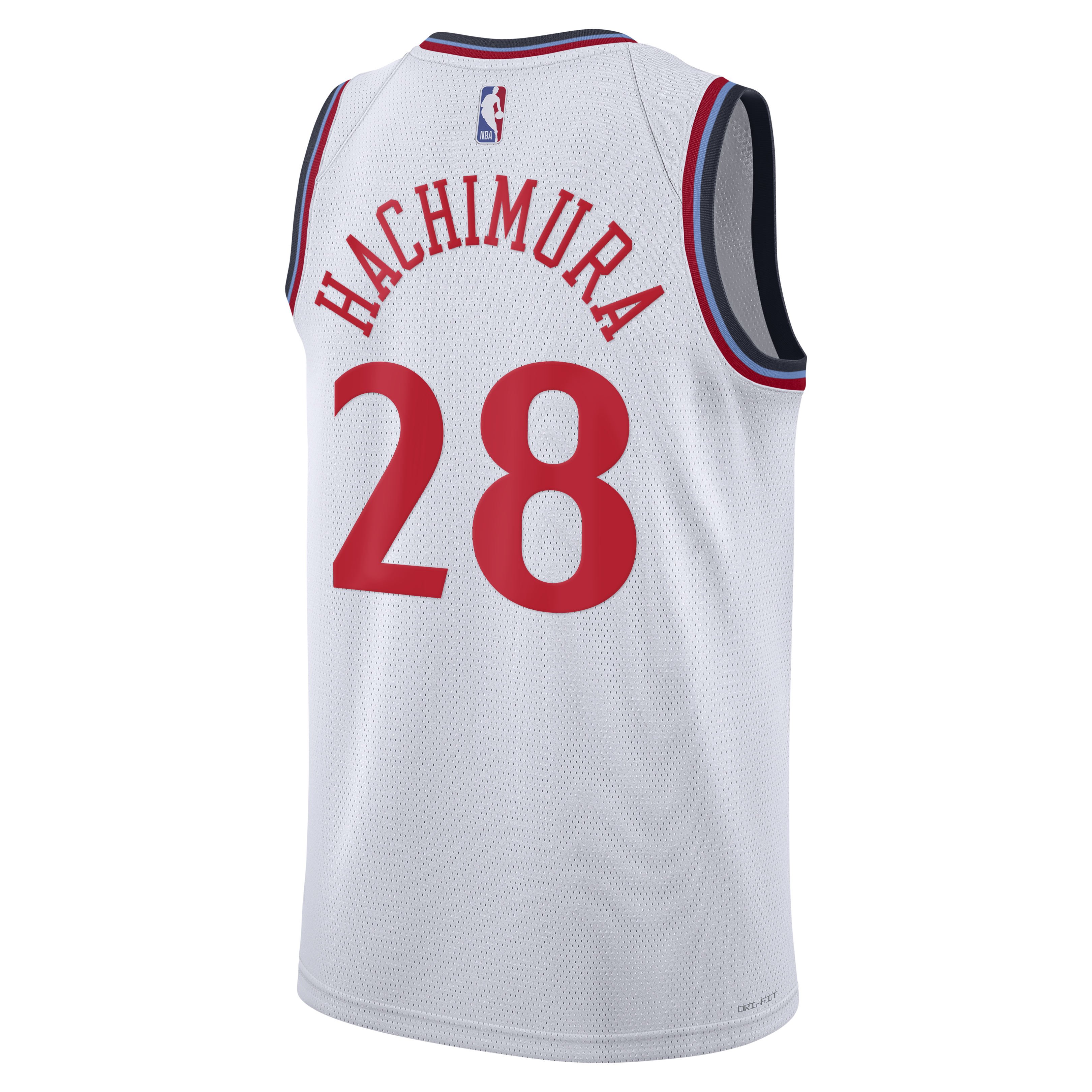 Los Angeles Clippers Nike Replica Association Edition Swingman Jersey - White - Rui Hachimura - Unisex NBA Team Jersey Basketball Fan Apparel